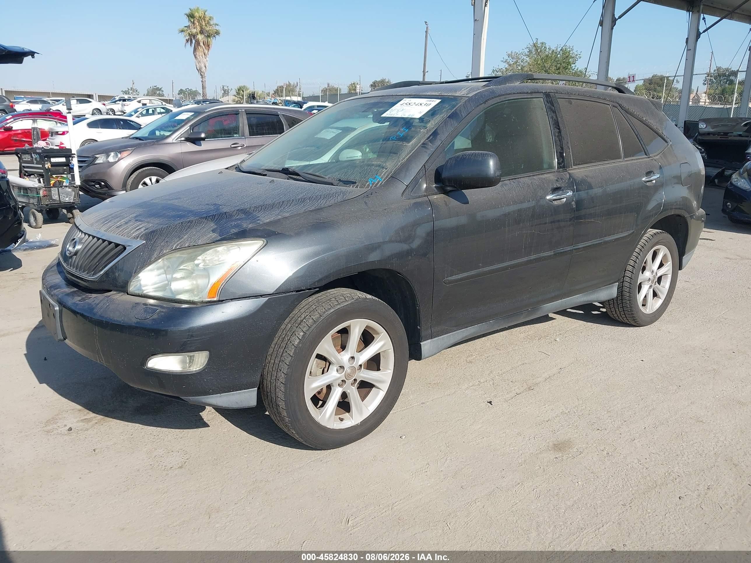 2009 Lexus Rx 350   Black vin: 2T2GK31U59C081054