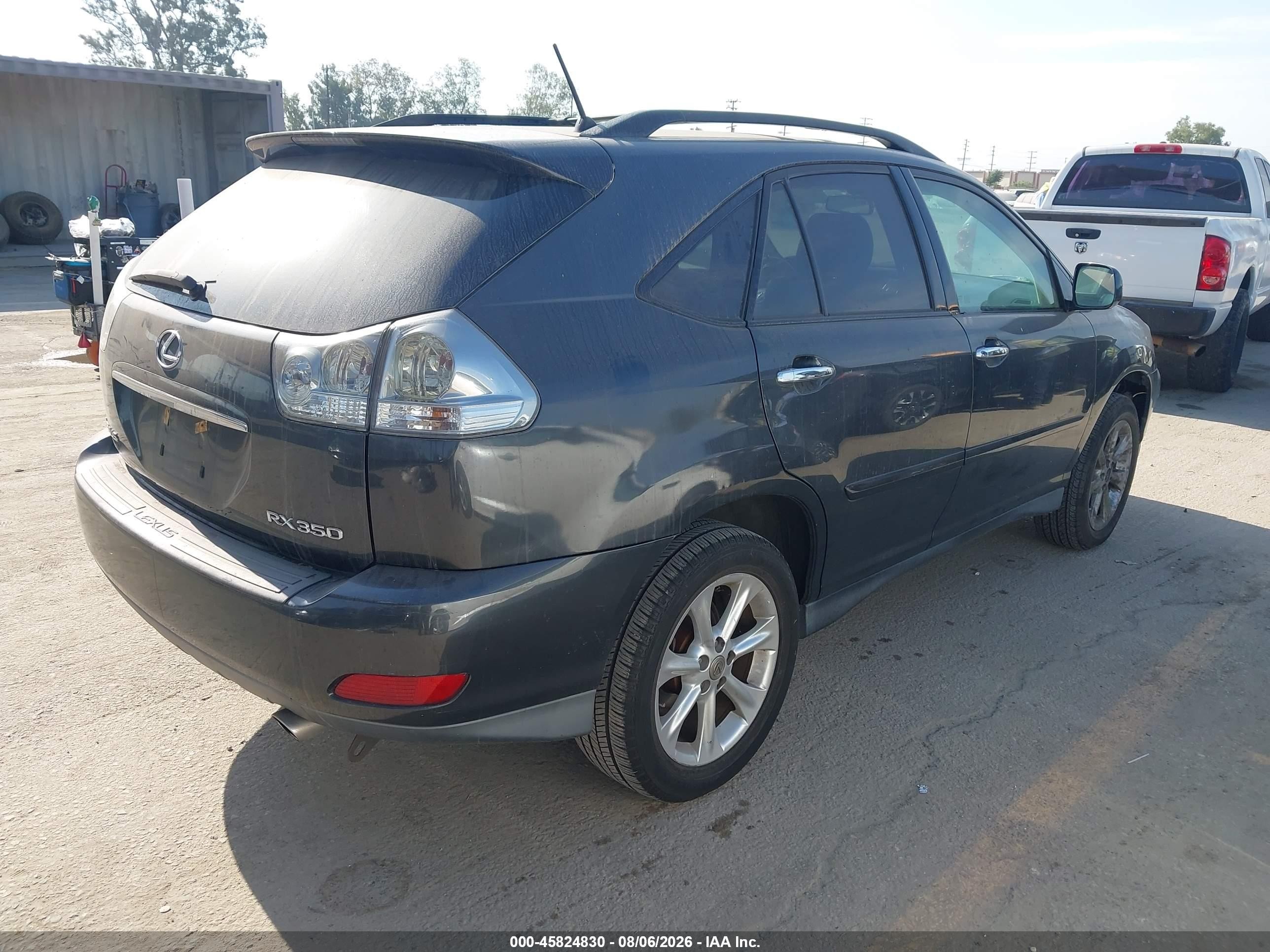 2009 Lexus Rx 350   Black vin: 2T2GK31U59C081054