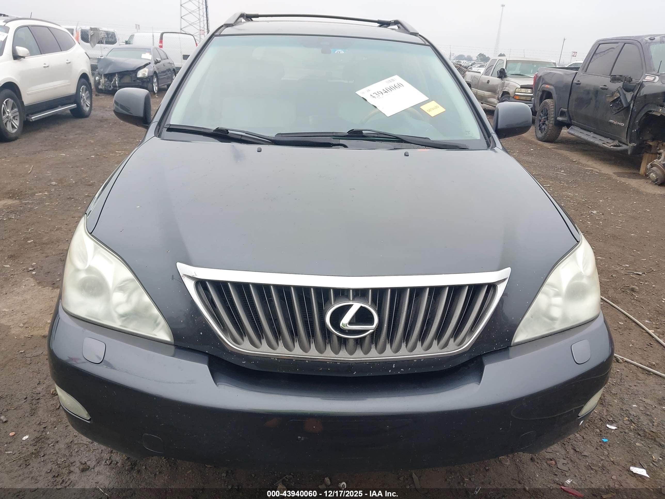 2009 Lexus Rx 350   Gray vin: 2T2GK31U59C081491