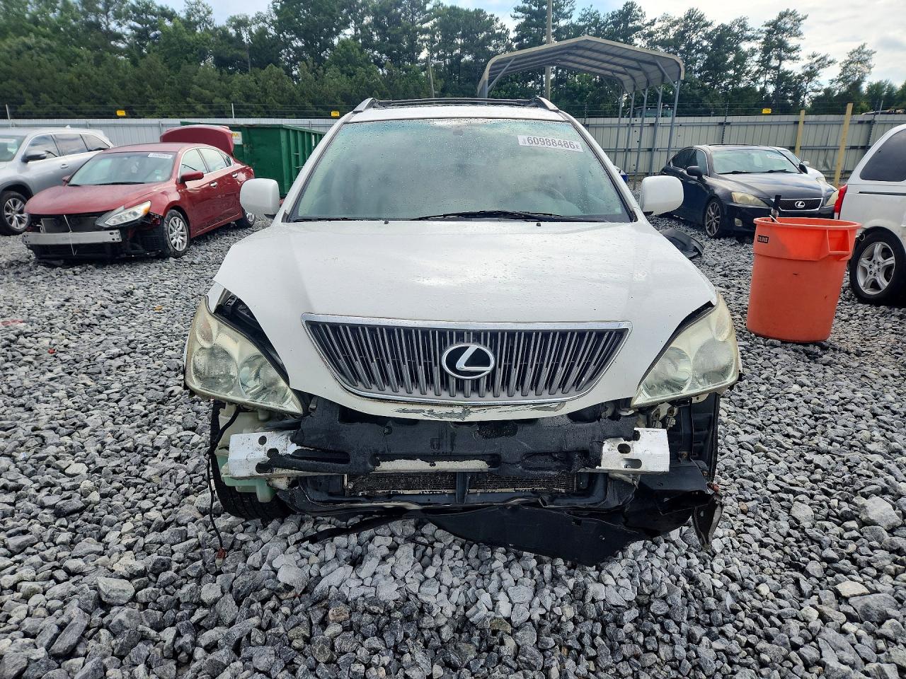 2007 Lexus Rx 350 White vin: 2T2GK31U67C001760