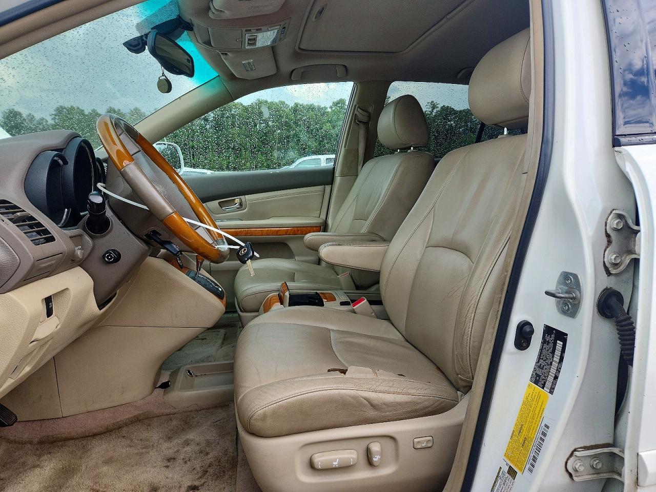 2007 Lexus Rx 350 White vin: 2T2GK31U67C001760