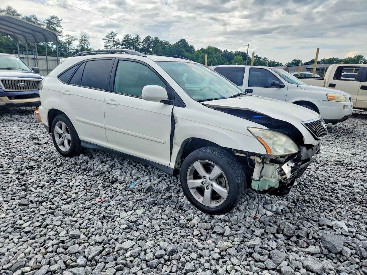 2007 Lexus Rx 350 White vin: 2T2GK31U67C001760