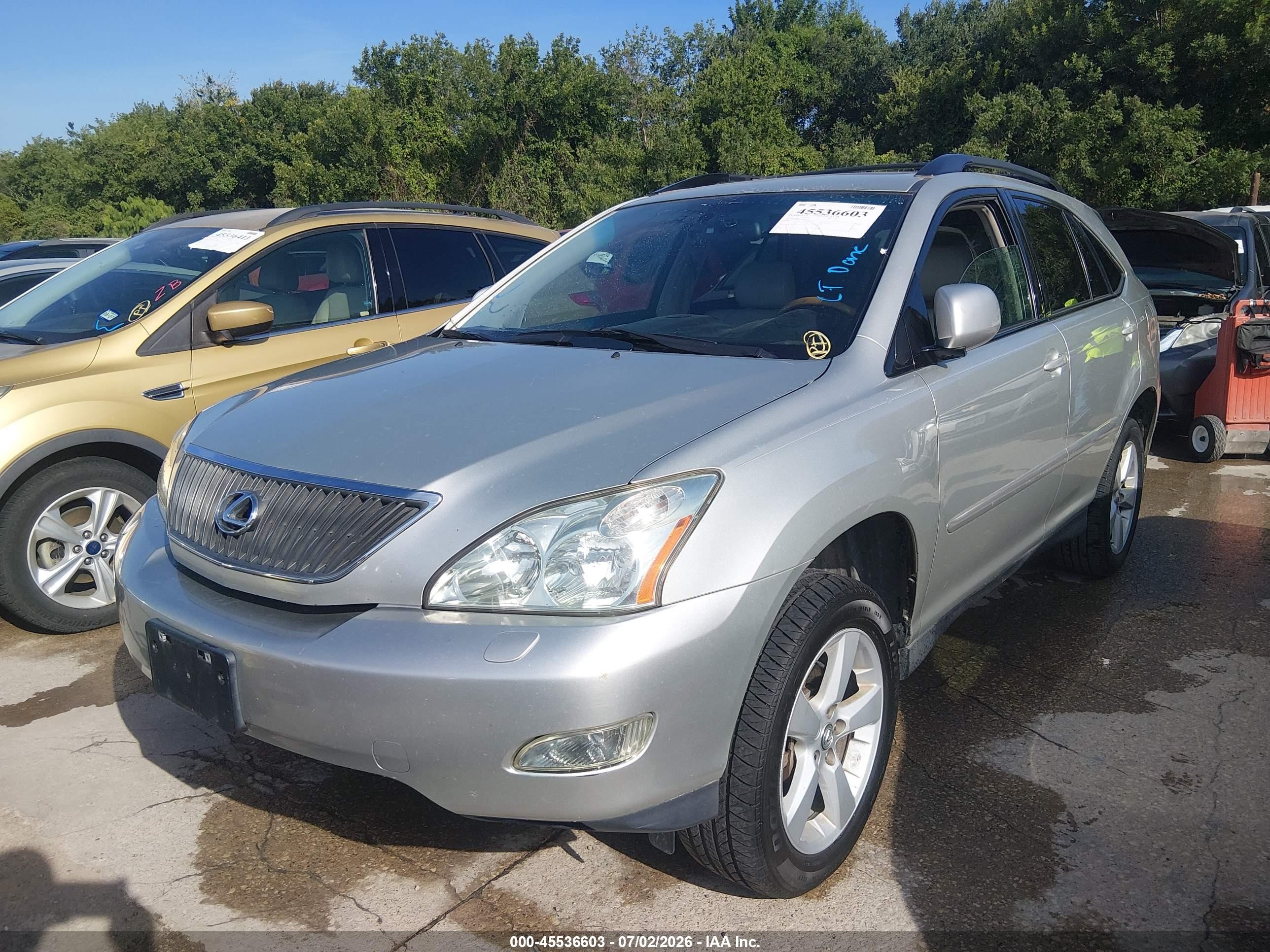 2007 Lexus Rx 350   Silver vin: 2T2GK31U67C005923