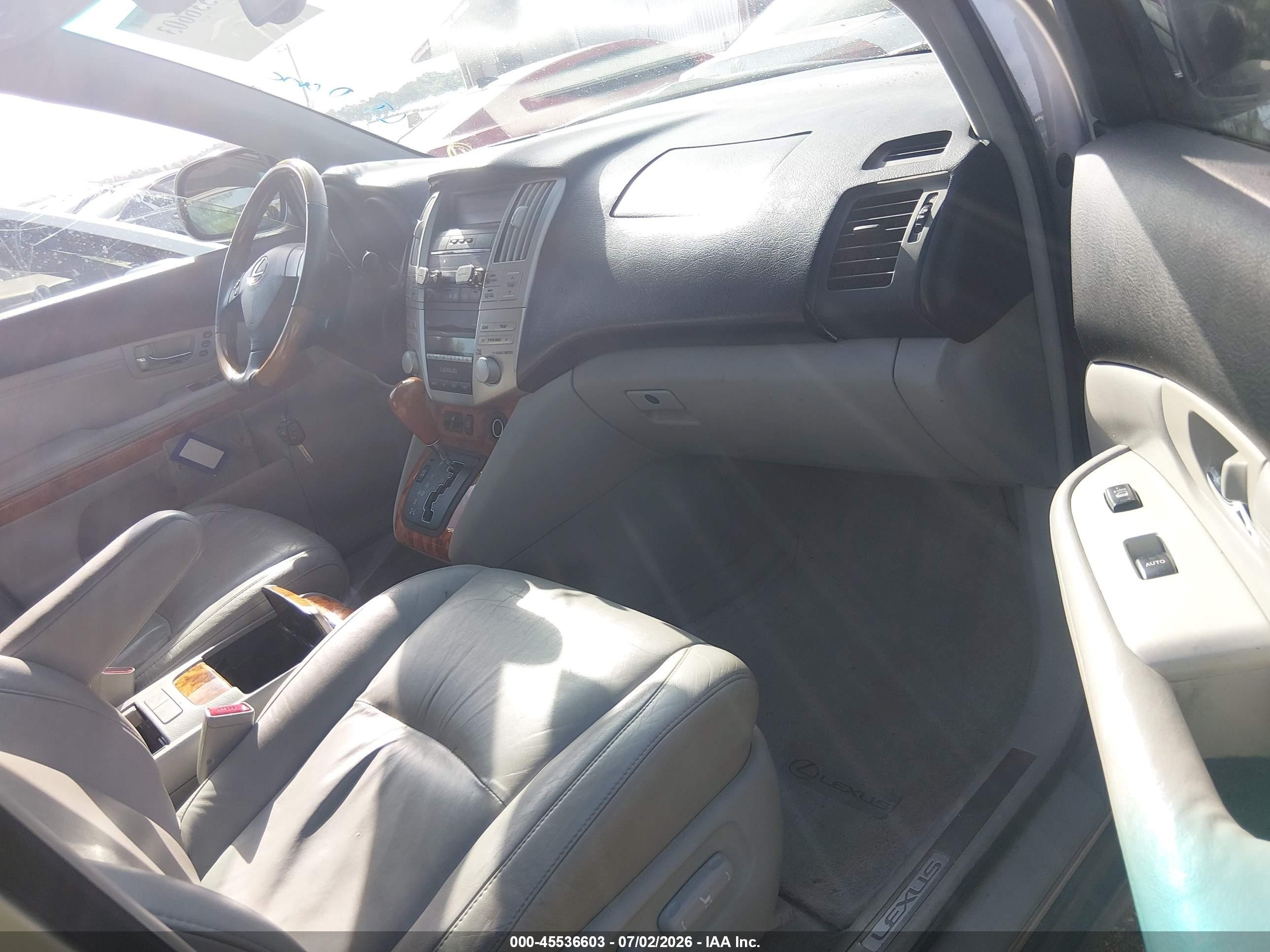 2007 Lexus Rx 350   Silver vin: 2T2GK31U67C005923