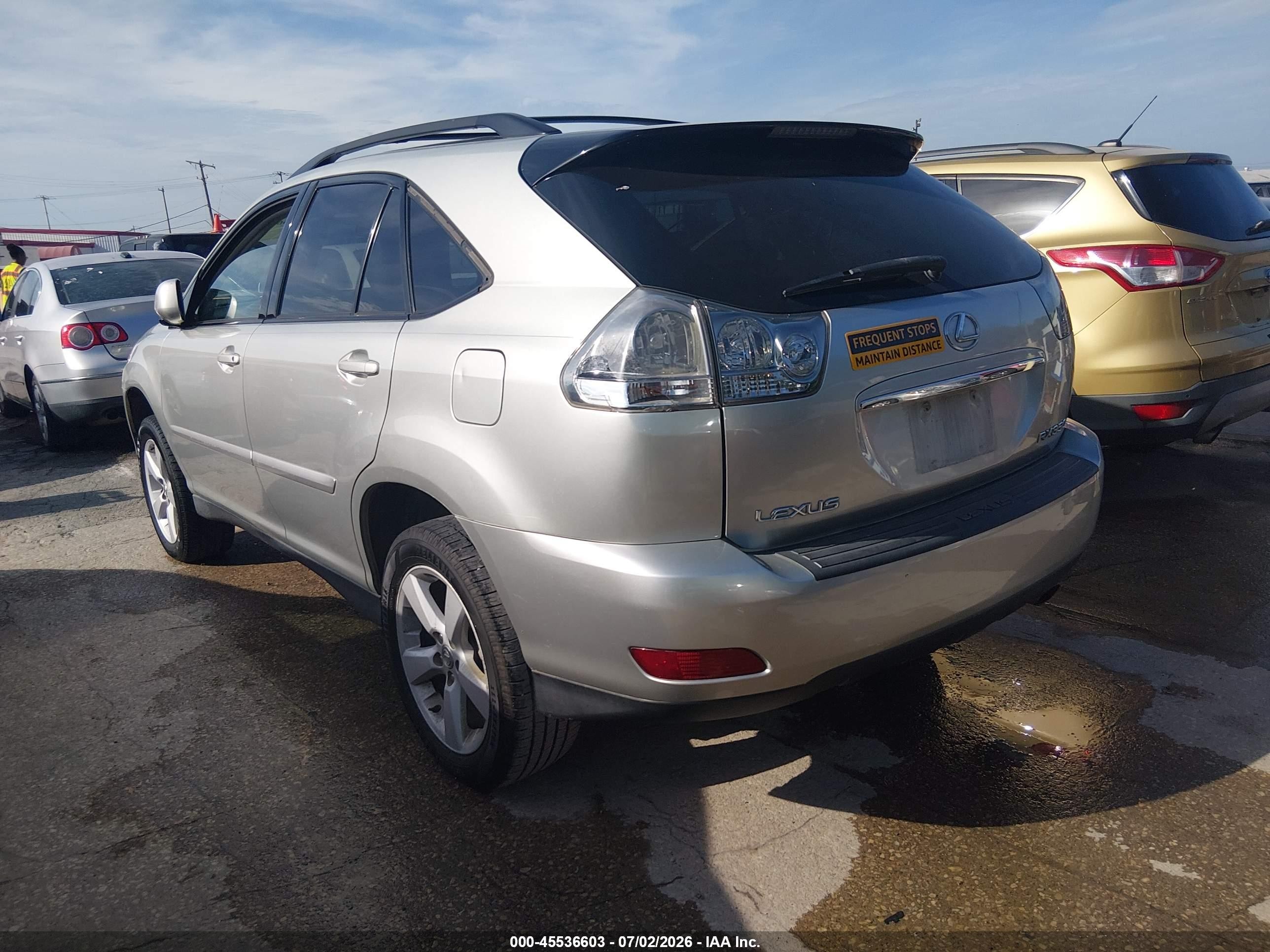 2007 Lexus Rx 350   Silver vin: 2T2GK31U67C005923