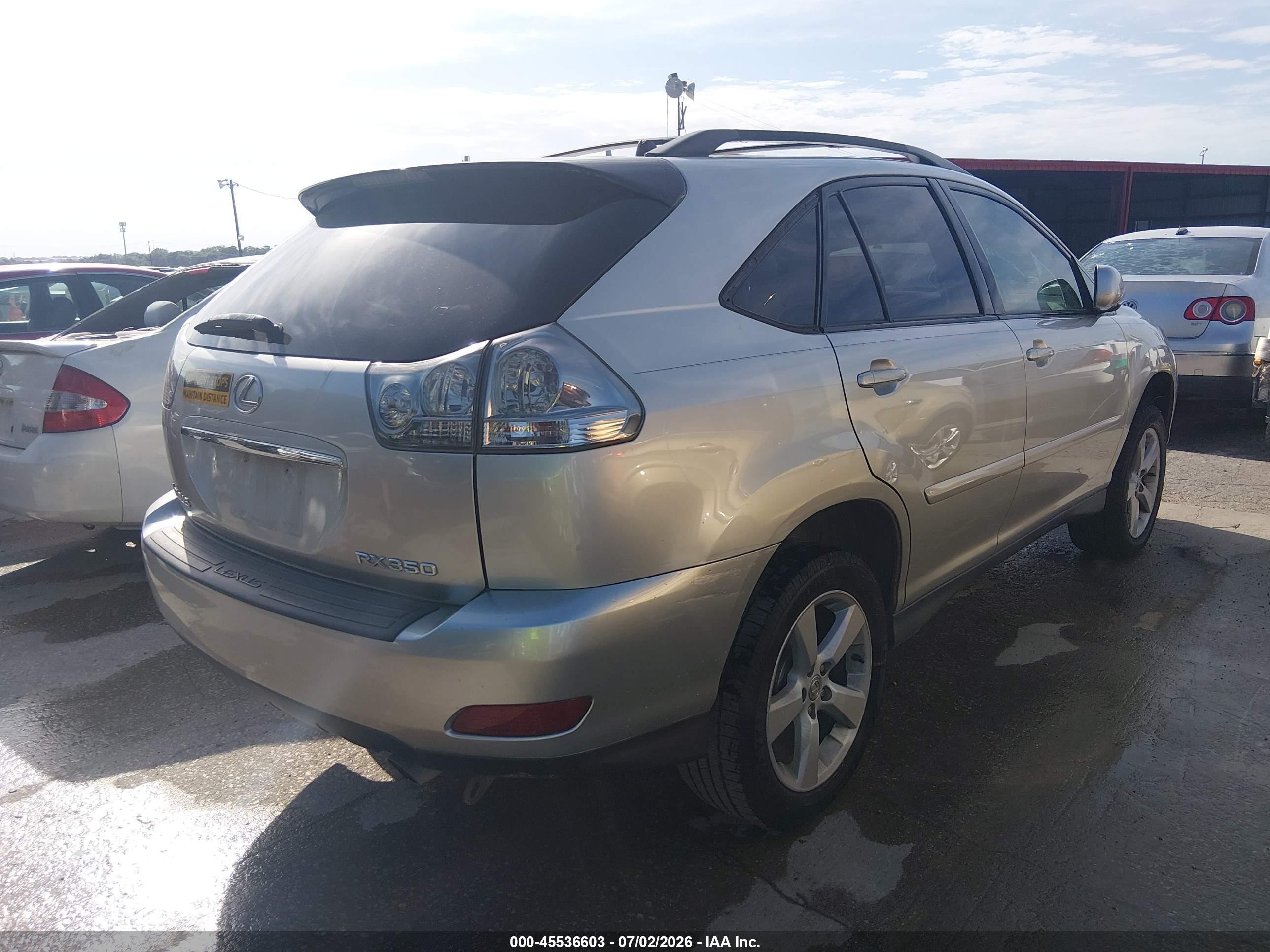 2007 Lexus Rx 350   Silver vin: 2T2GK31U67C005923