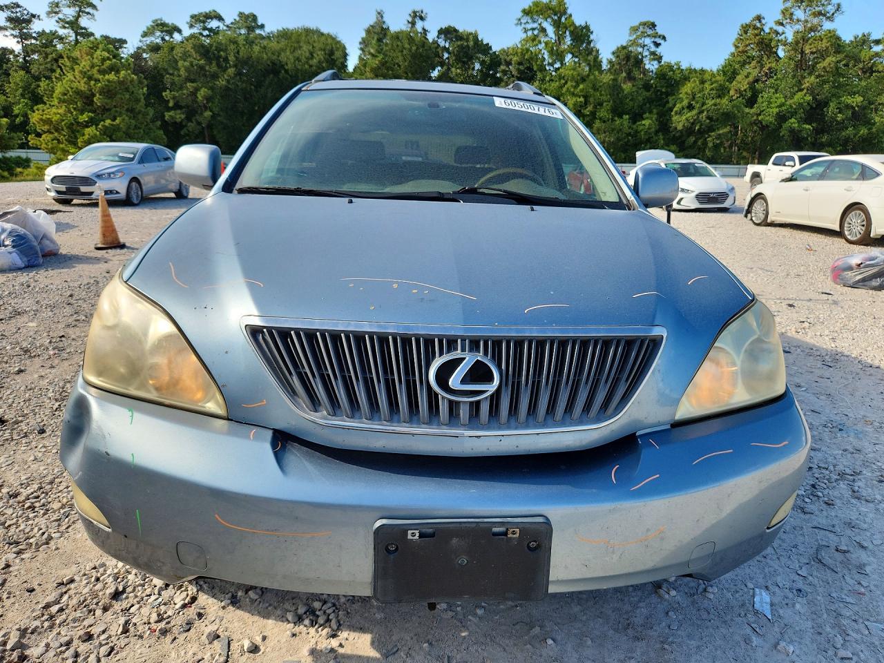 2007 Lexus Rx 350 Blue vin: 2T2GK31U67C010023