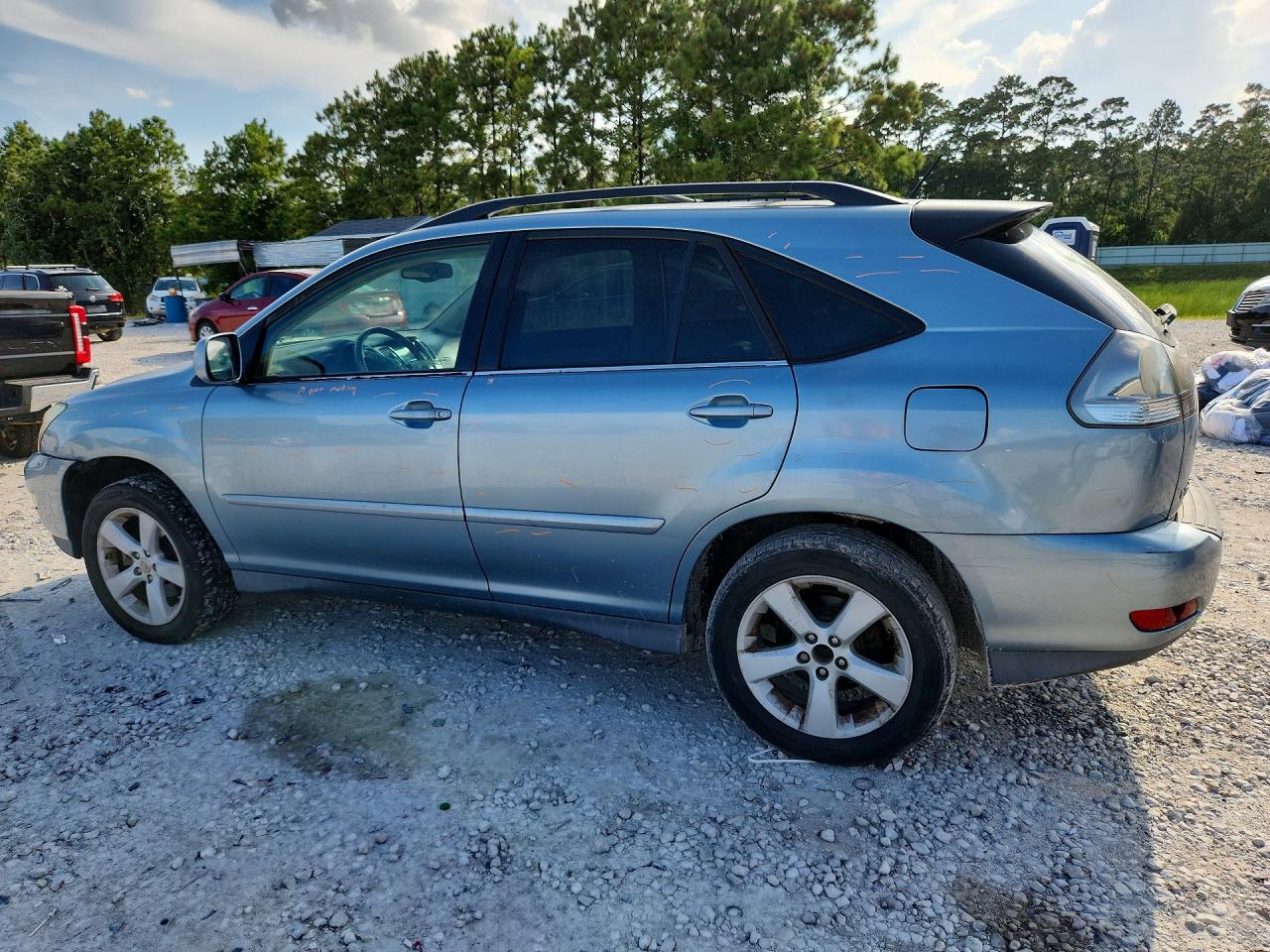 2007 Lexus Rx 350 Blue vin: 2T2GK31U67C010023