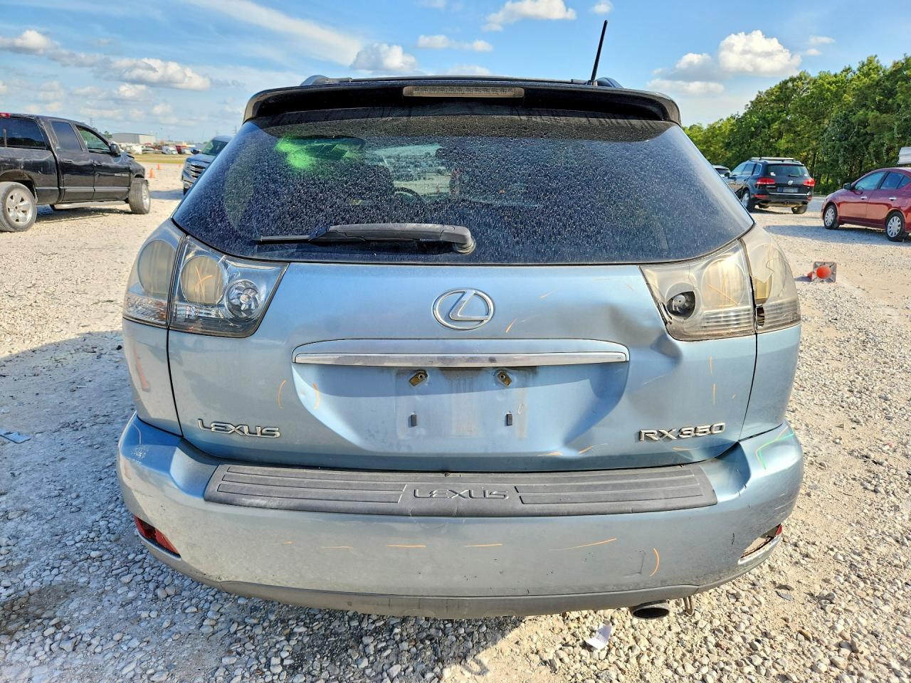 2007 Lexus Rx 350 Blue vin: 2T2GK31U67C010023