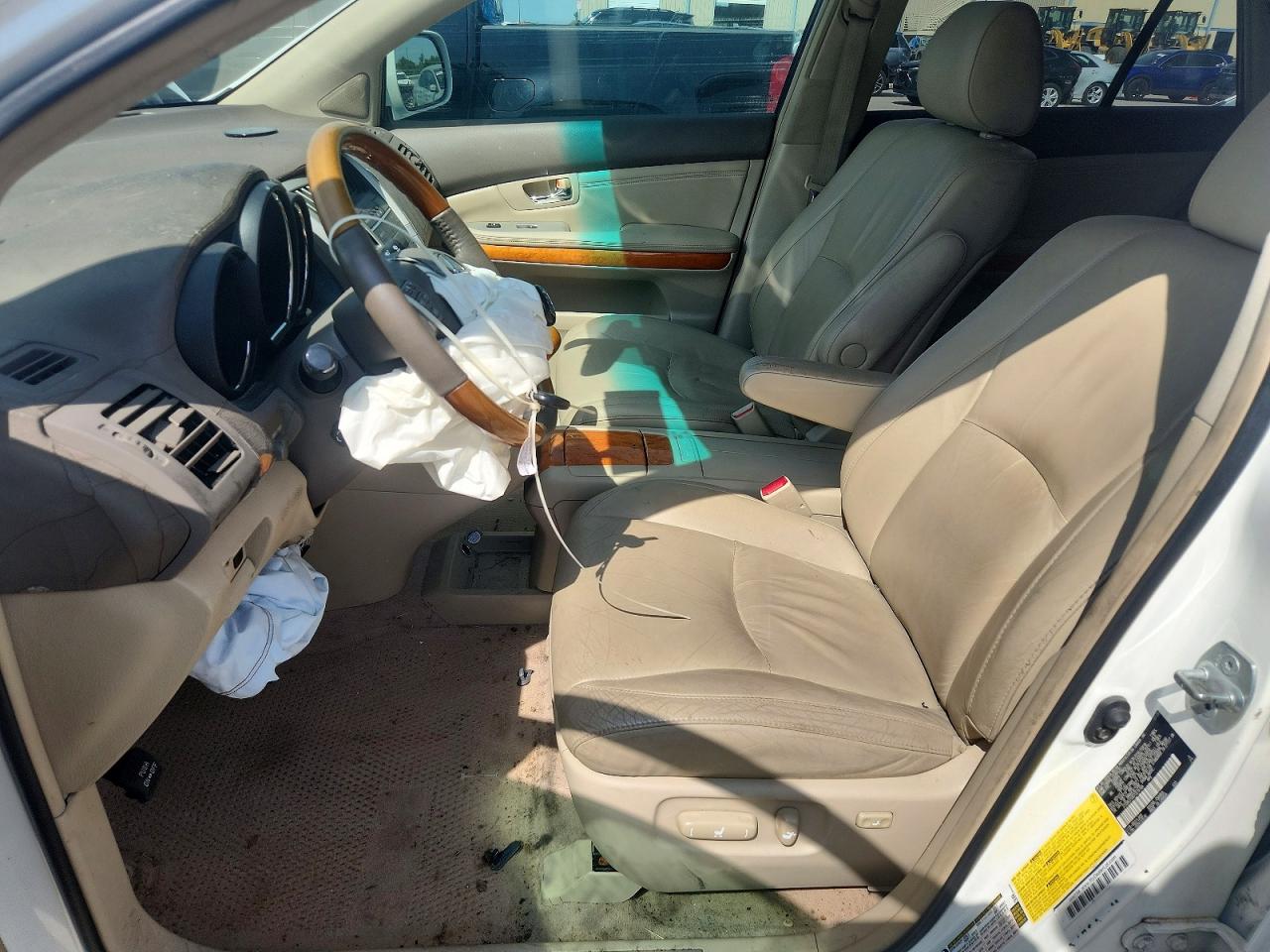 2007 Lexus Rx 350 White vin: 2T2GK31U67C014184