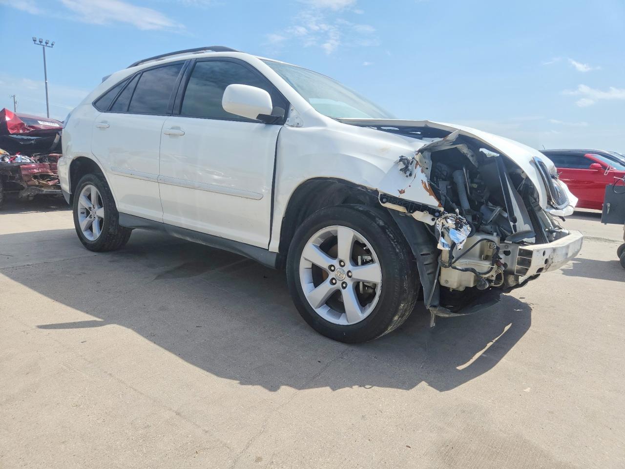 2007 Lexus Rx 350 White vin: 2T2GK31U67C014184
