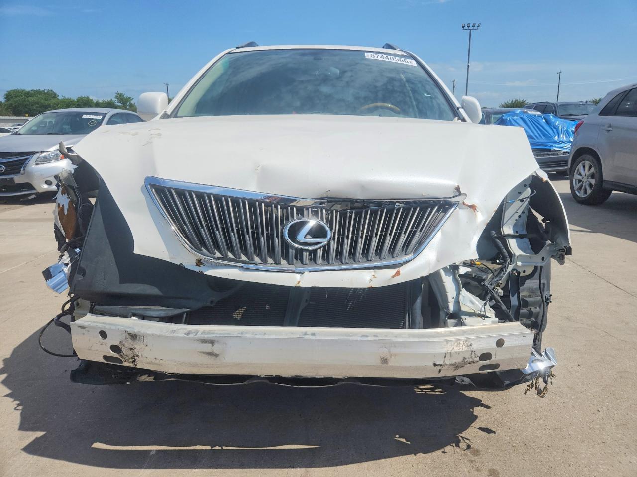 2007 Lexus Rx 350 White vin: 2T2GK31U67C014184