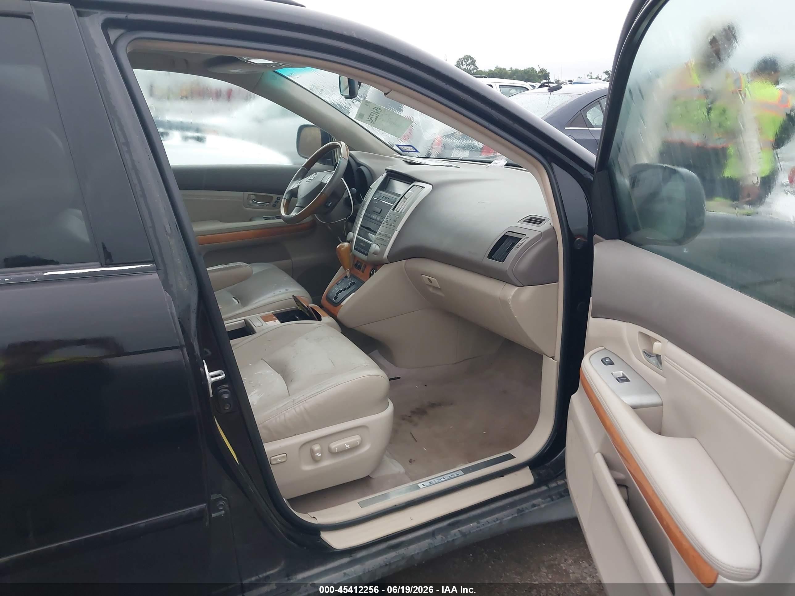 2007 Lexus Rx 350   Black vin: 2T2GK31U67C017229