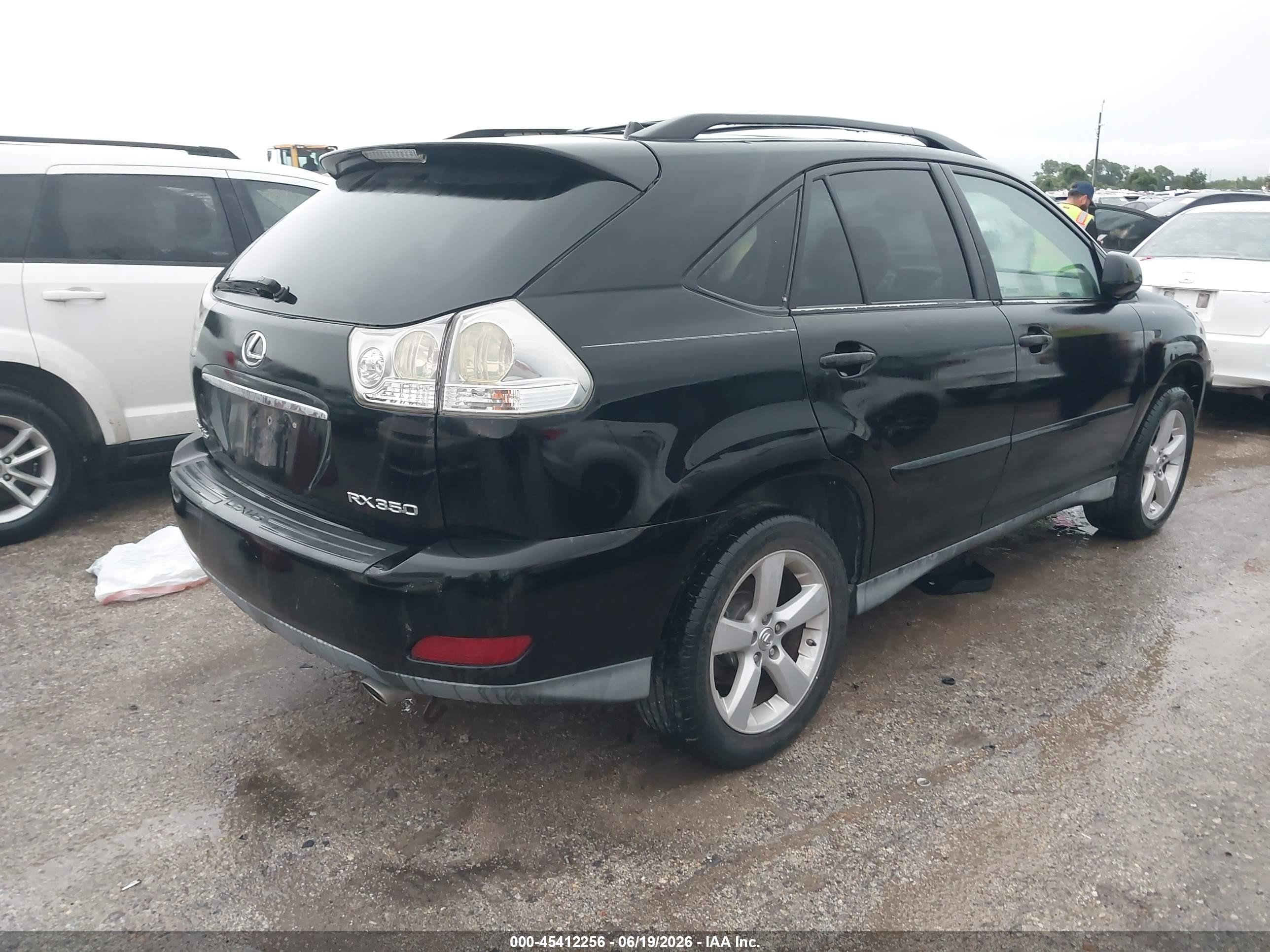 2007 Lexus Rx 350   Black vin: 2T2GK31U67C017229
