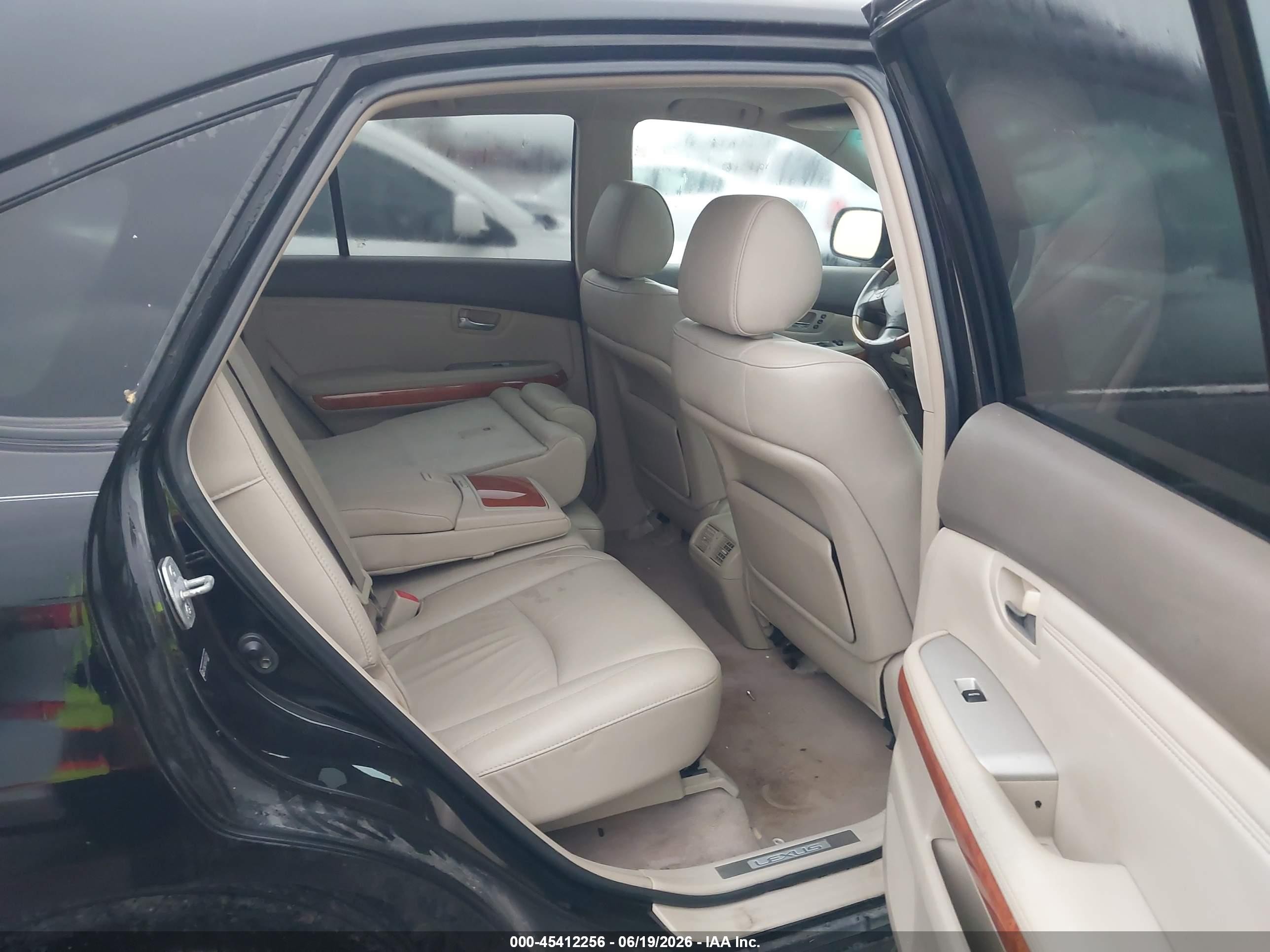 2007 Lexus Rx 350   Black vin: 2T2GK31U67C017229