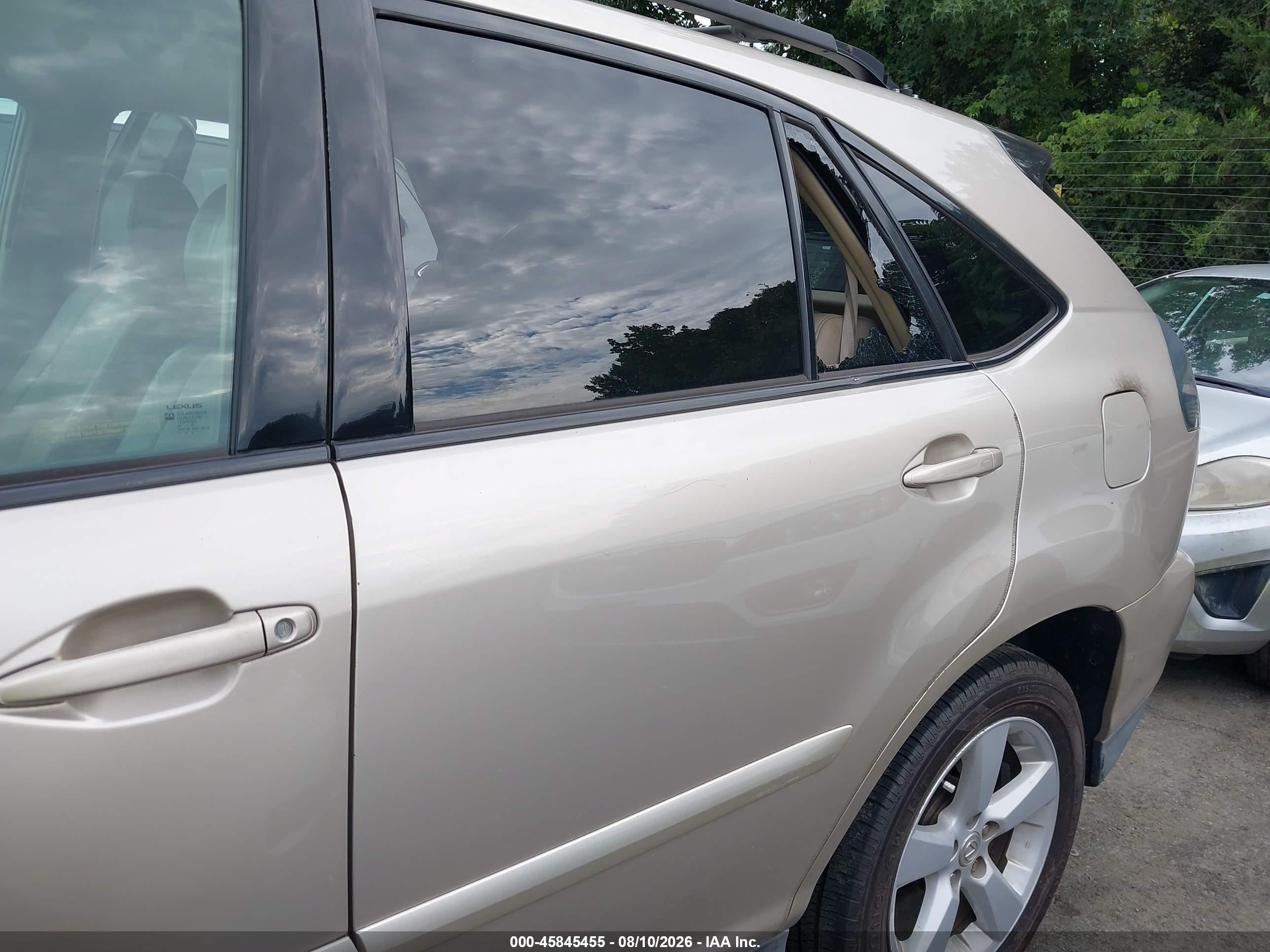 2007 Lexus Rx 350   Золотой vin: 2T2GK31U67C020468