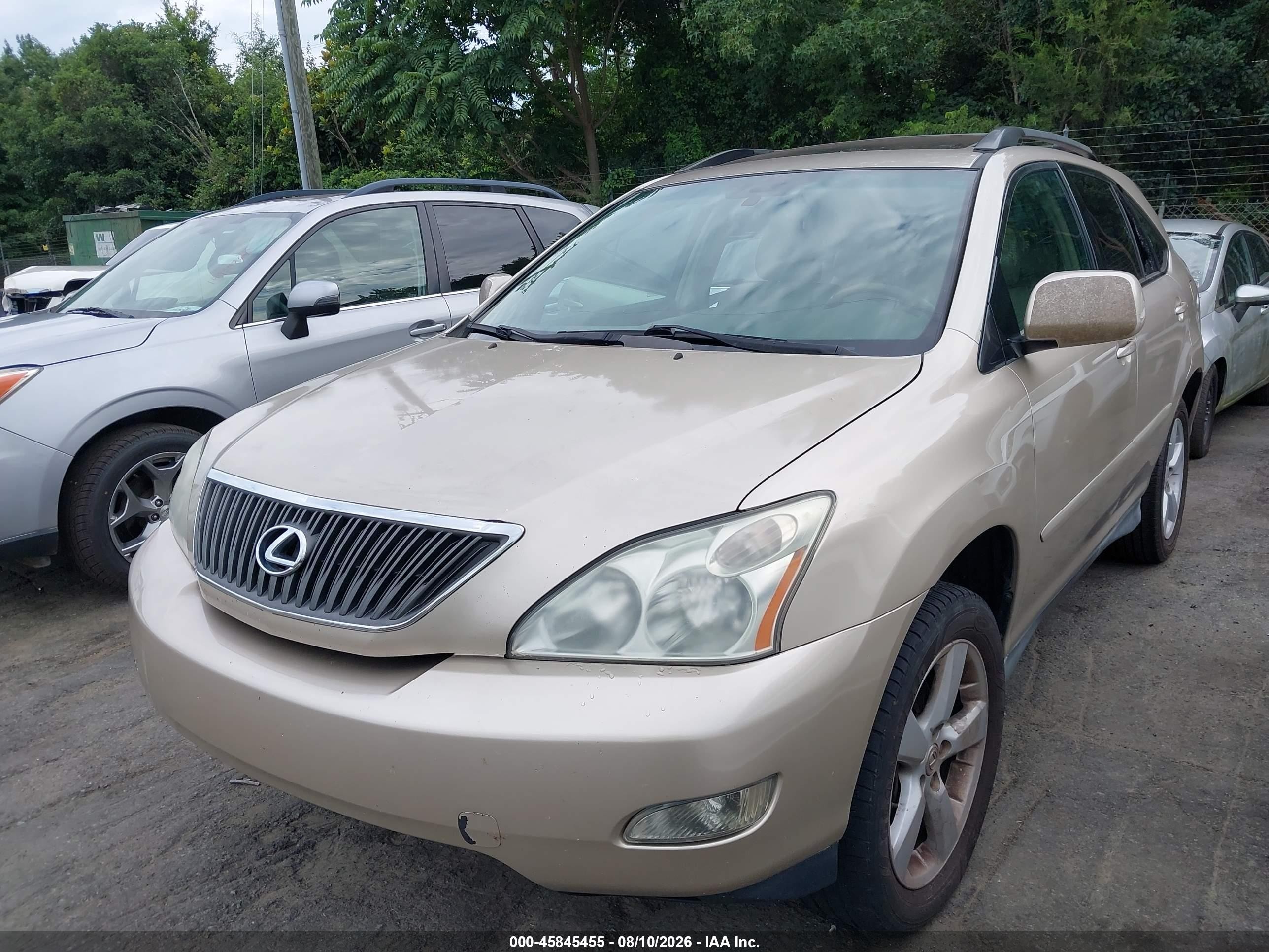 2007 Lexus Rx 350   Золотой vin: 2T2GK31U67C020468