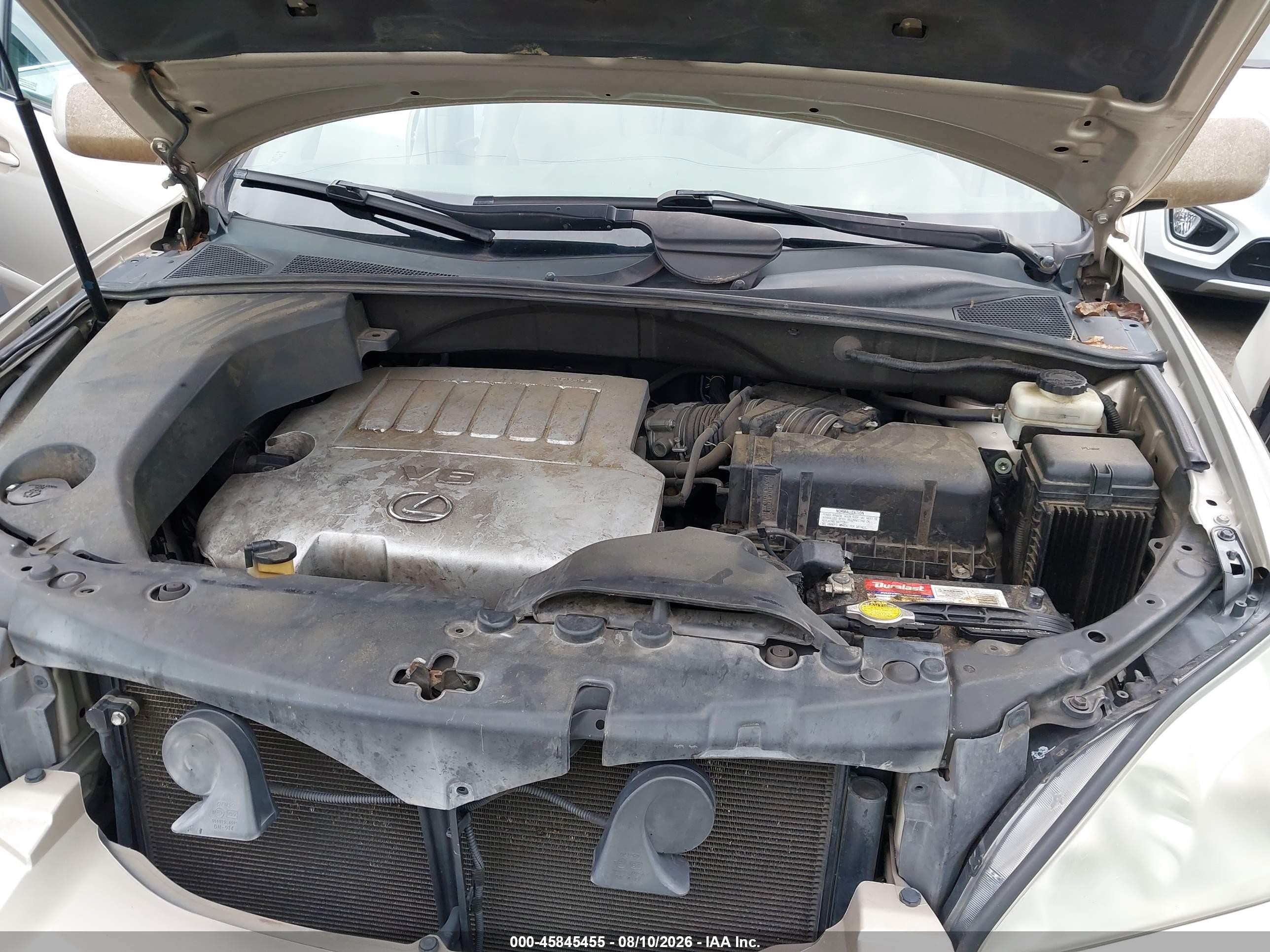 2007 Lexus Rx 350   Золотой vin: 2T2GK31U67C020468