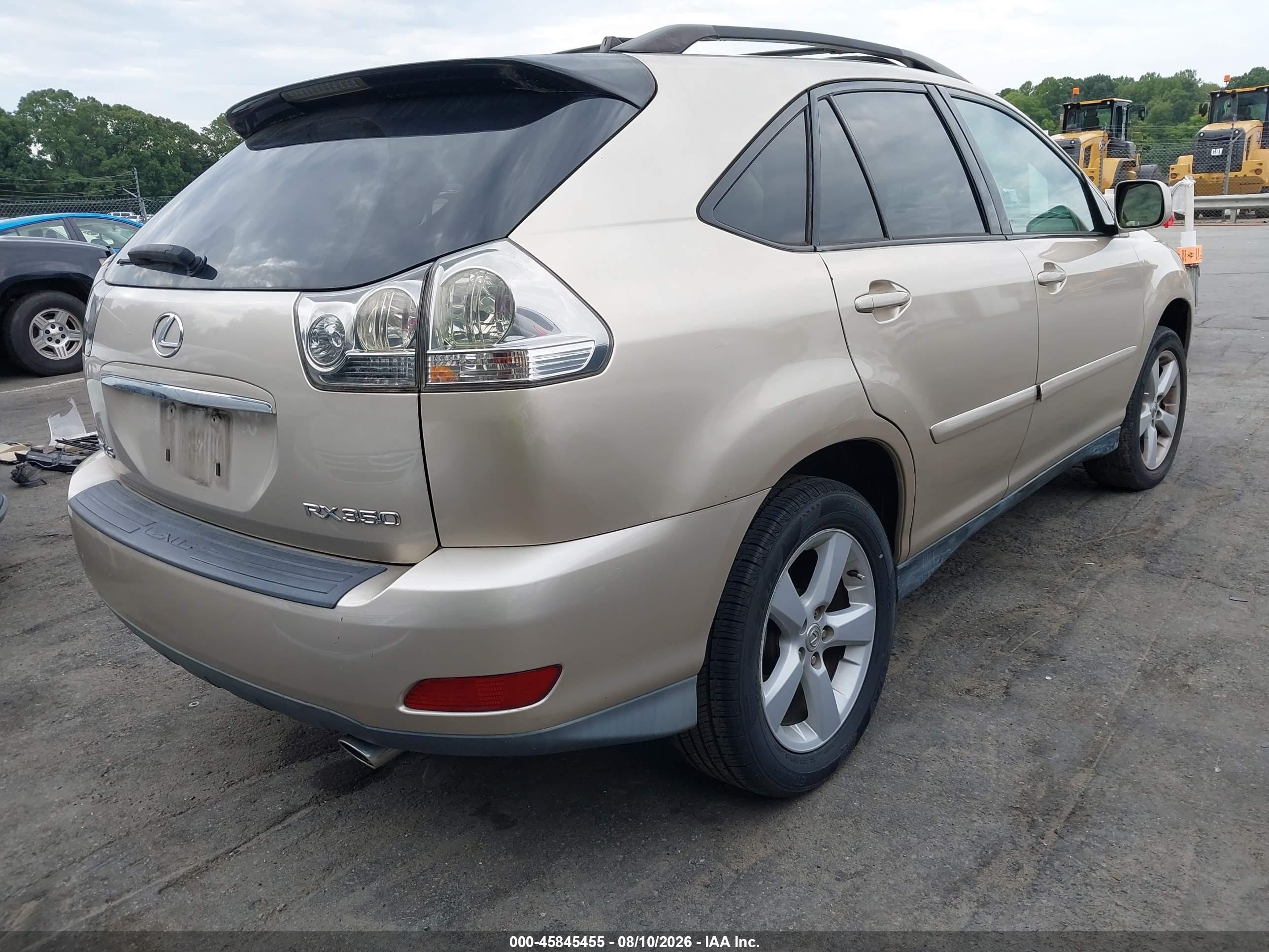 2007 Lexus Rx 350   Золотой vin: 2T2GK31U67C020468