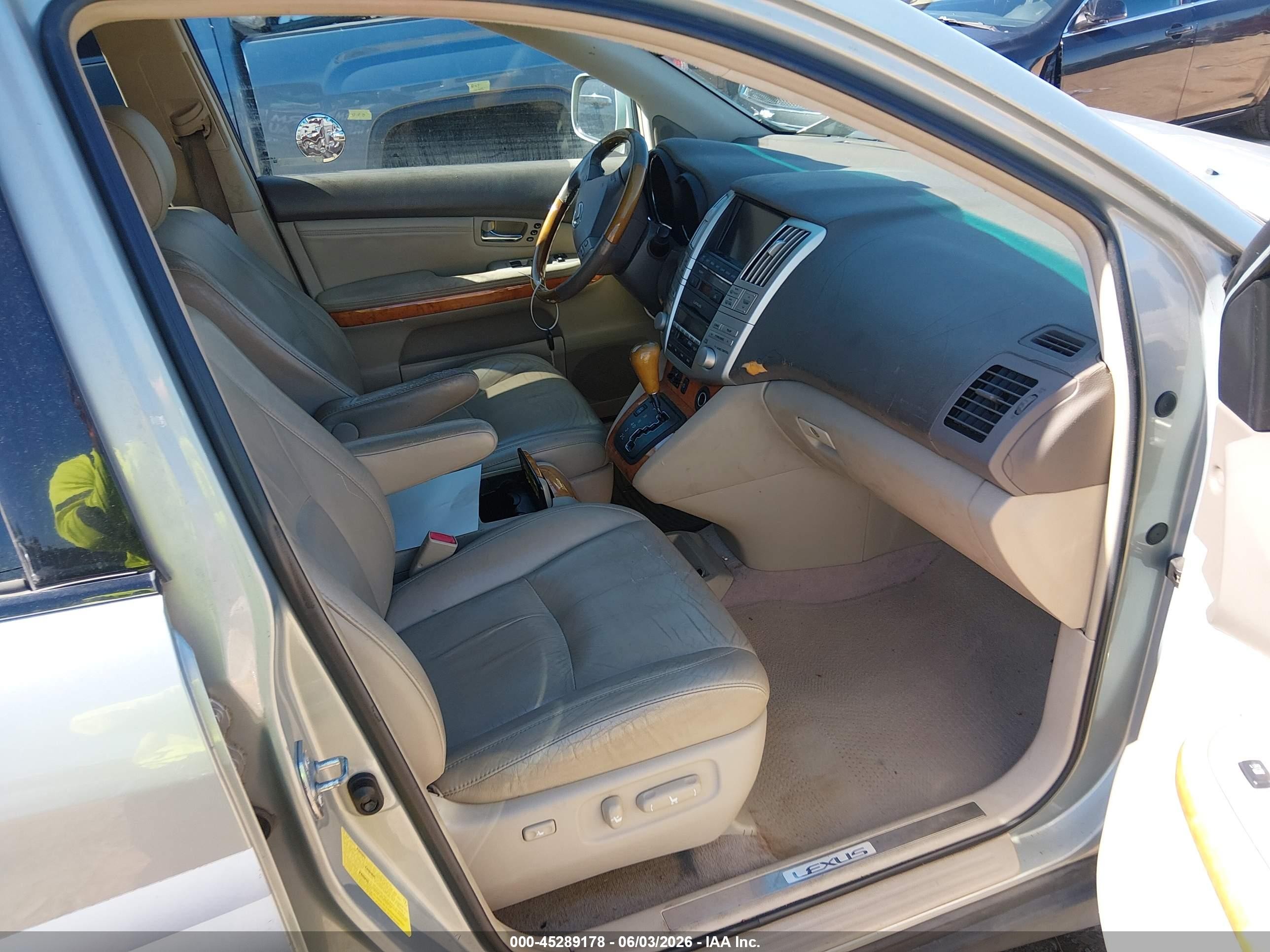 2007 Lexus Rx 350   Light Blue vin: 2T2GK31U67C022852