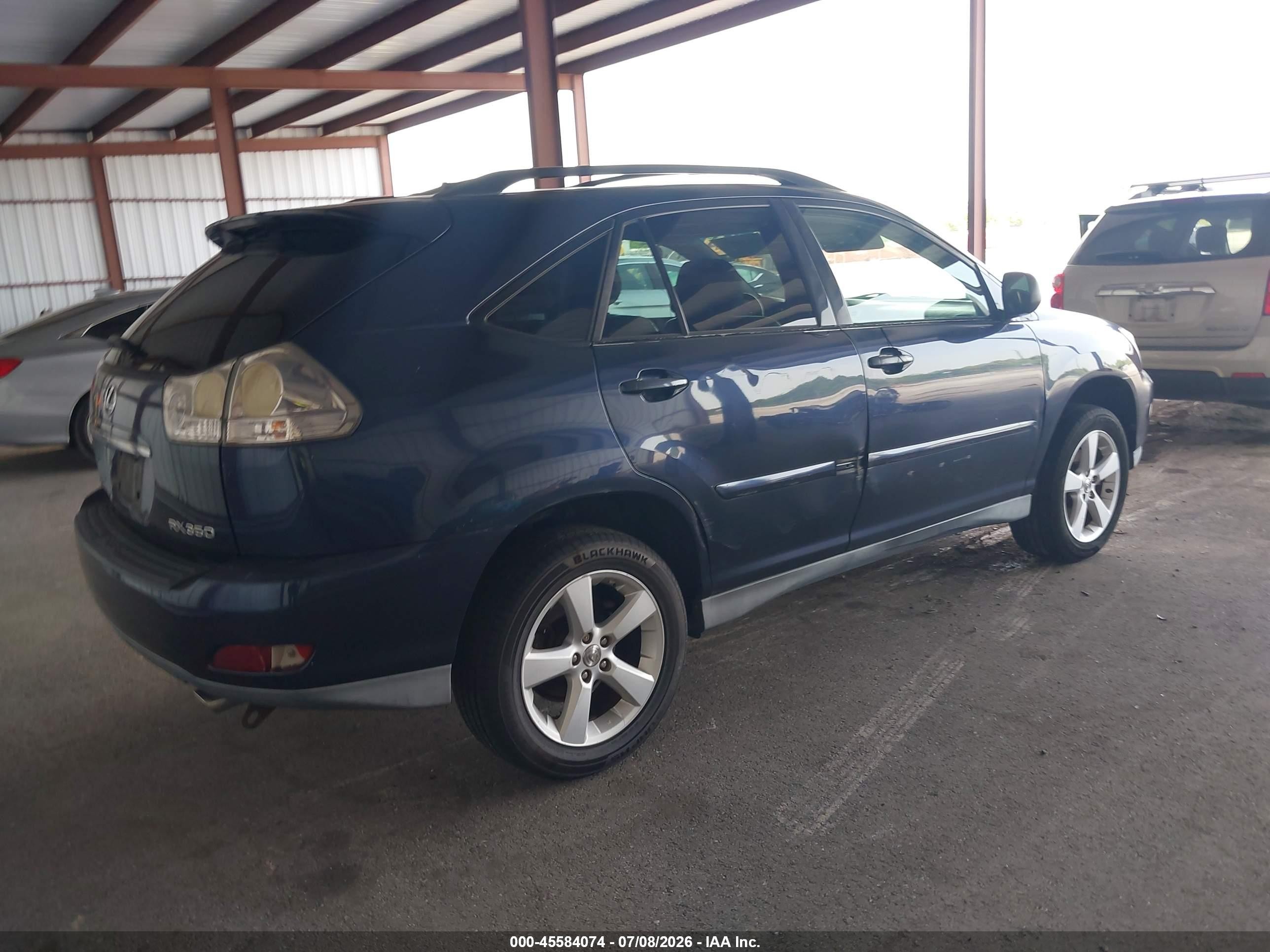 2007 Lexus Rx 350   Black vin: 2T2GK31U67C025900