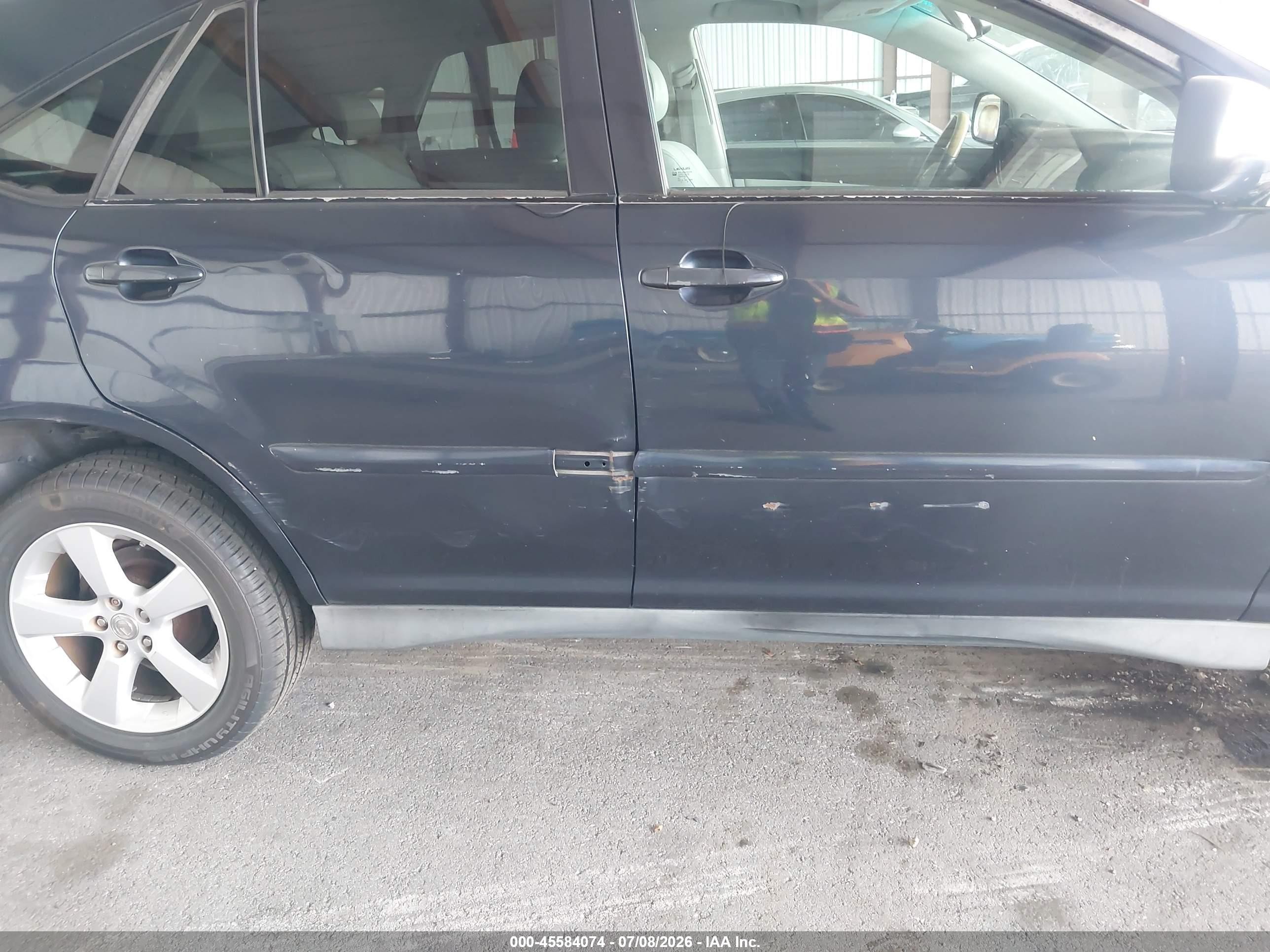 2007 Lexus Rx 350   Black vin: 2T2GK31U67C025900
