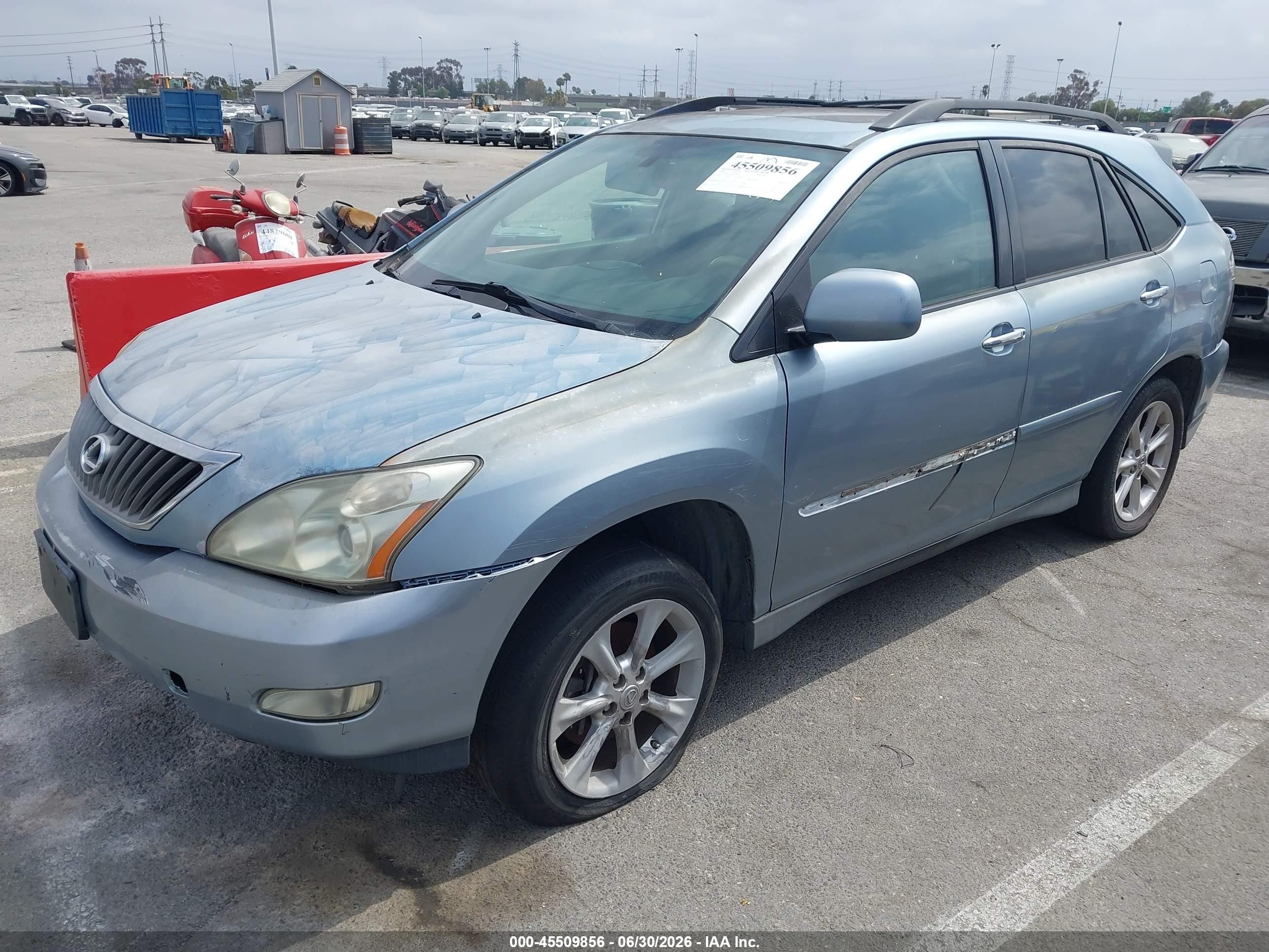 2008 Lexus Rx 350   Синий vin: 2T2GK31U68C032606