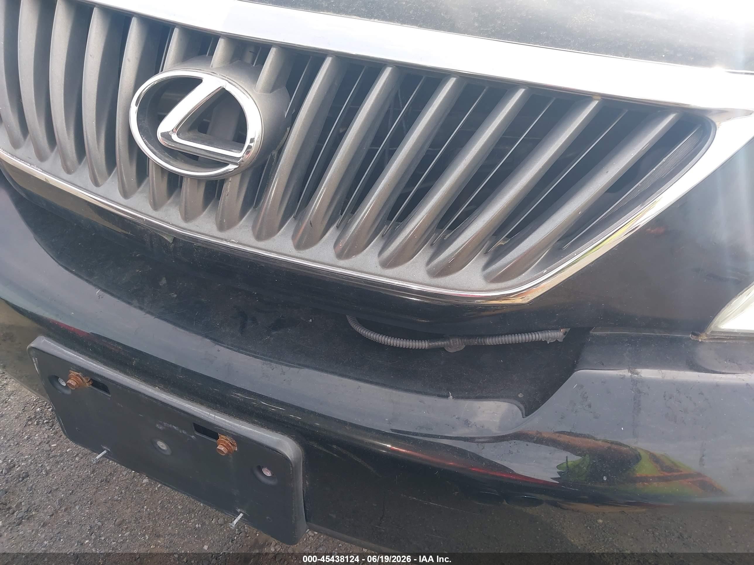 2008 Lexus Rx 350   Black vin: 2T2GK31U68C034341
