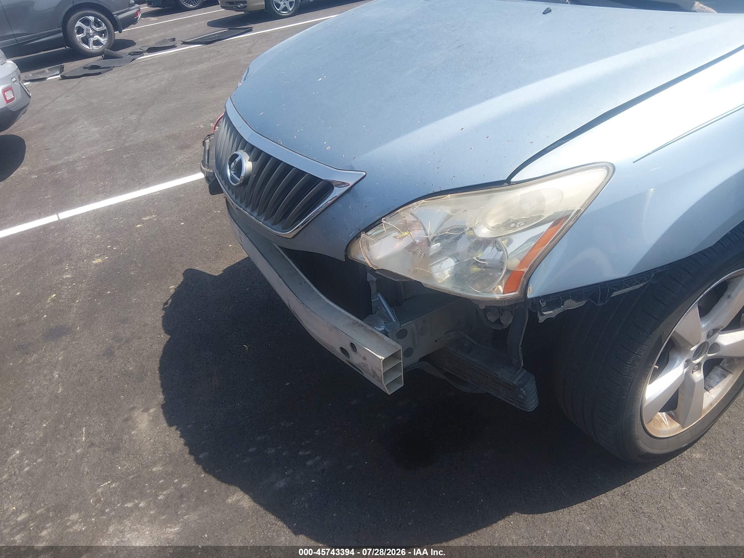 2008 Lexus Rx 350   Blue vin: 2T2GK31U68C034548