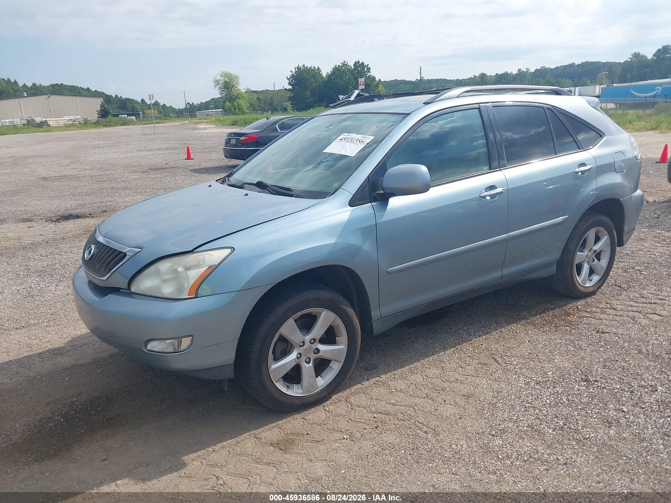 2008 Lexus Rx 350   Blue vin: 2T2GK31U68C038566