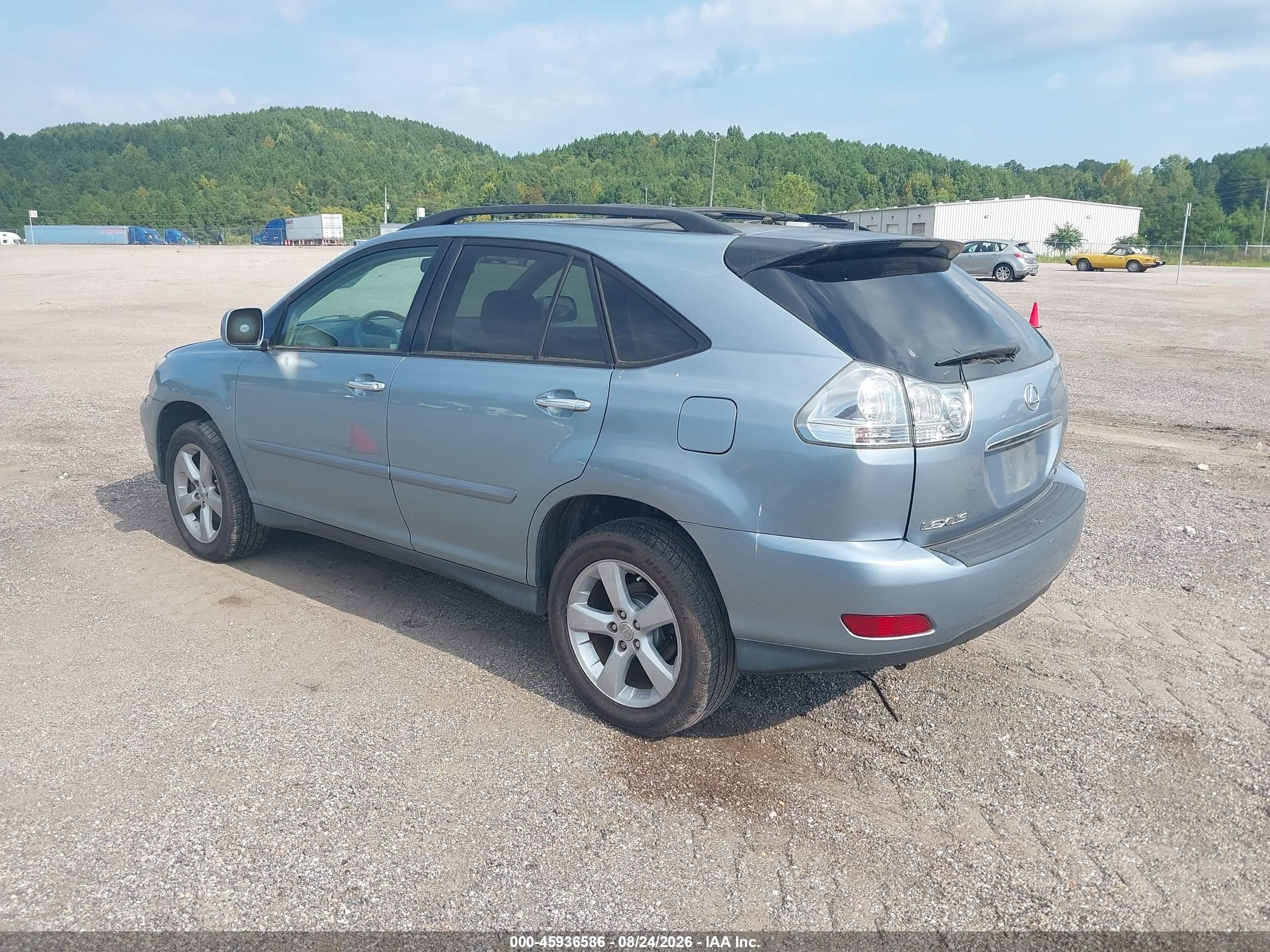 2008 Lexus Rx 350   Blue vin: 2T2GK31U68C038566