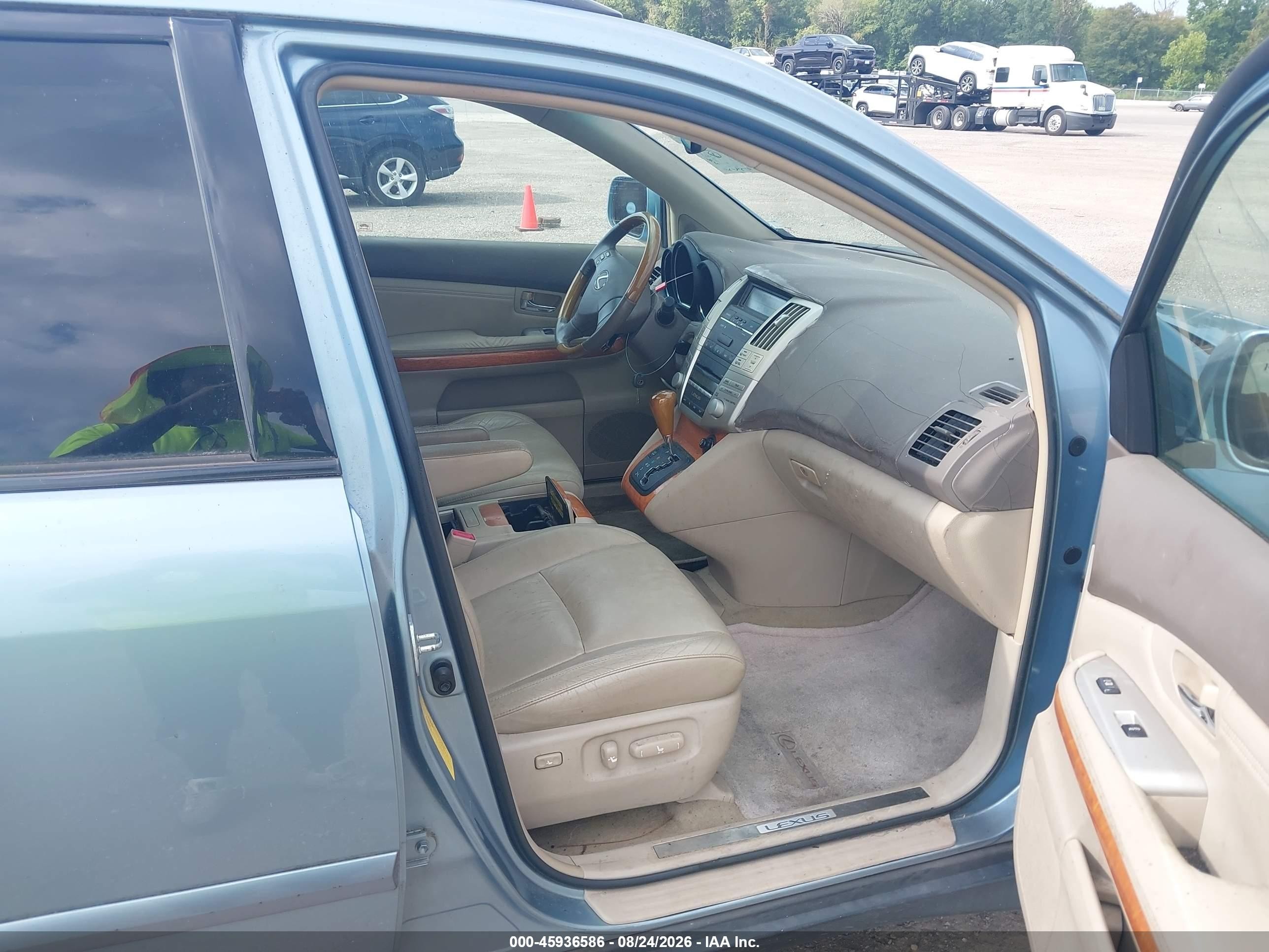 2008 Lexus Rx 350   Blue vin: 2T2GK31U68C038566