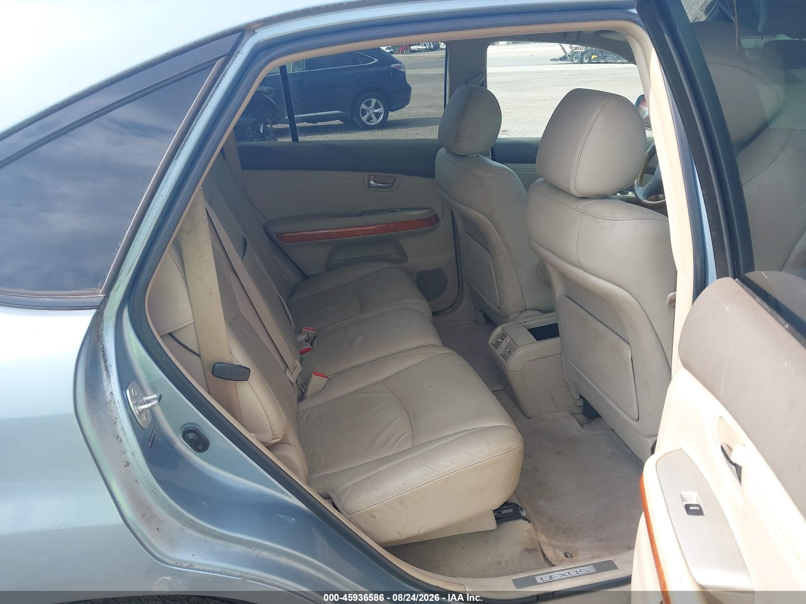 2008 Lexus Rx 350   Blue vin: 2T2GK31U68C038566