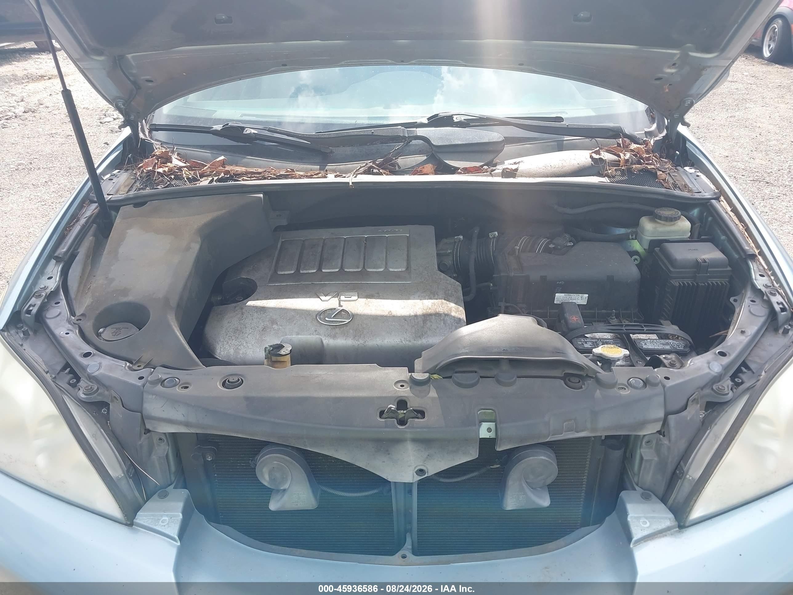 2008 Lexus Rx 350   Blue vin: 2T2GK31U68C038566
