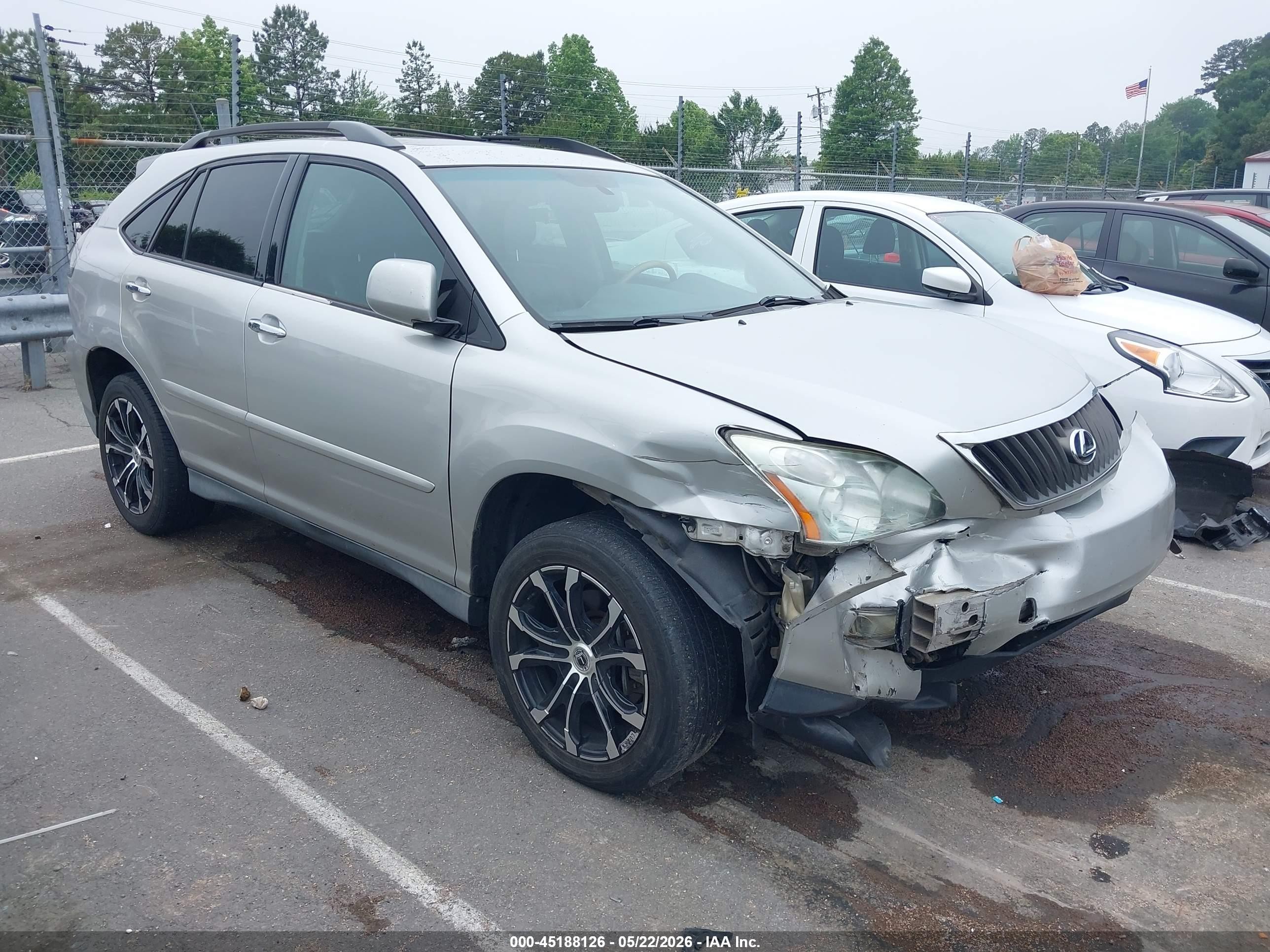 2008 Lexus Rx 350 Silver vin: 2T2GK31U68C043069