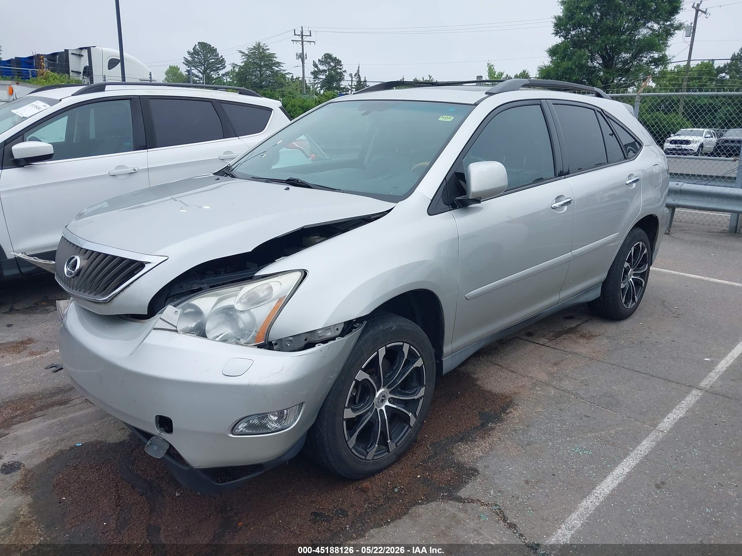 2008 Lexus Rx 350 Silver vin: 2T2GK31U68C043069