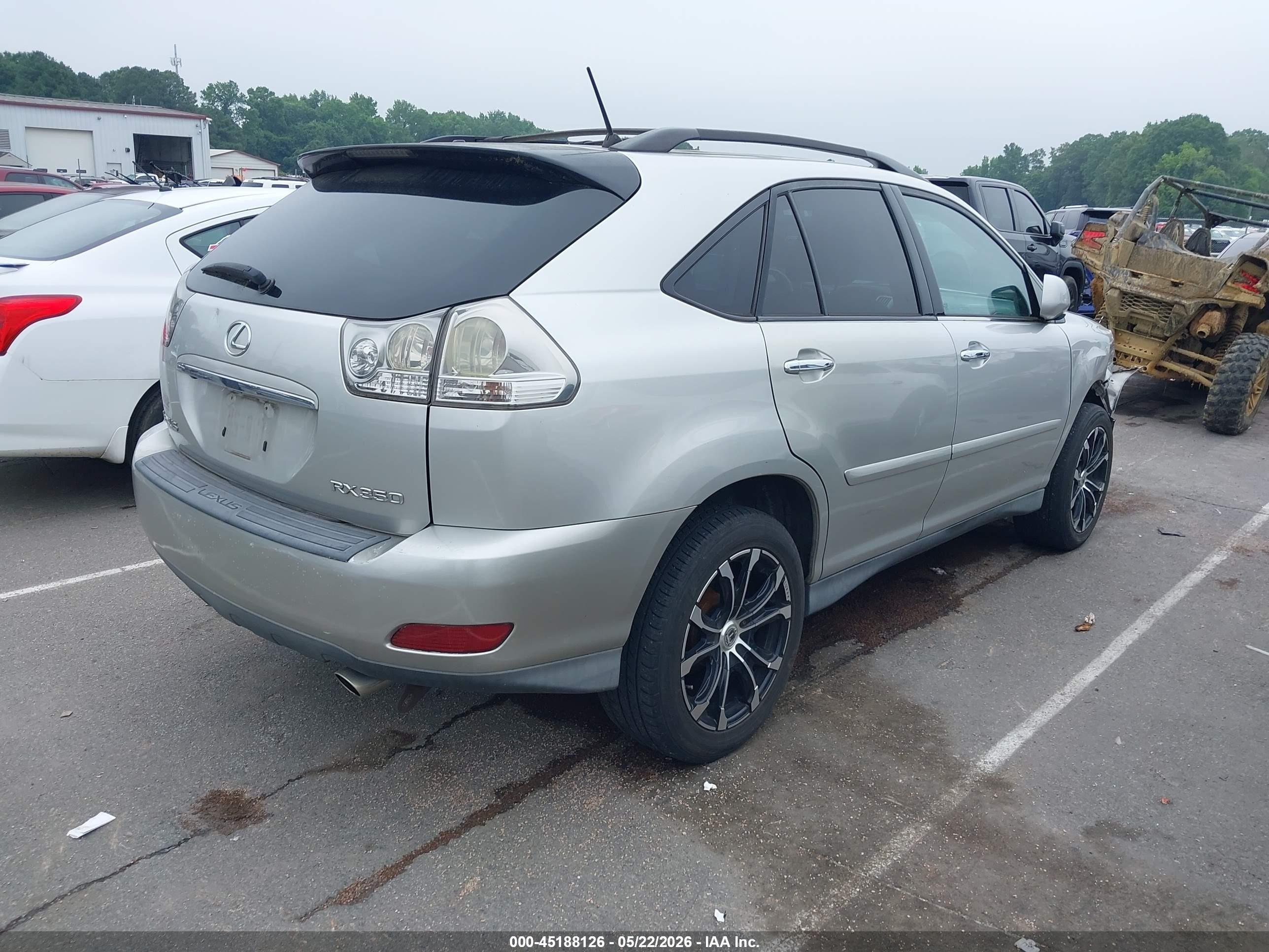 2008 Lexus Rx 350 Silver vin: 2T2GK31U68C043069