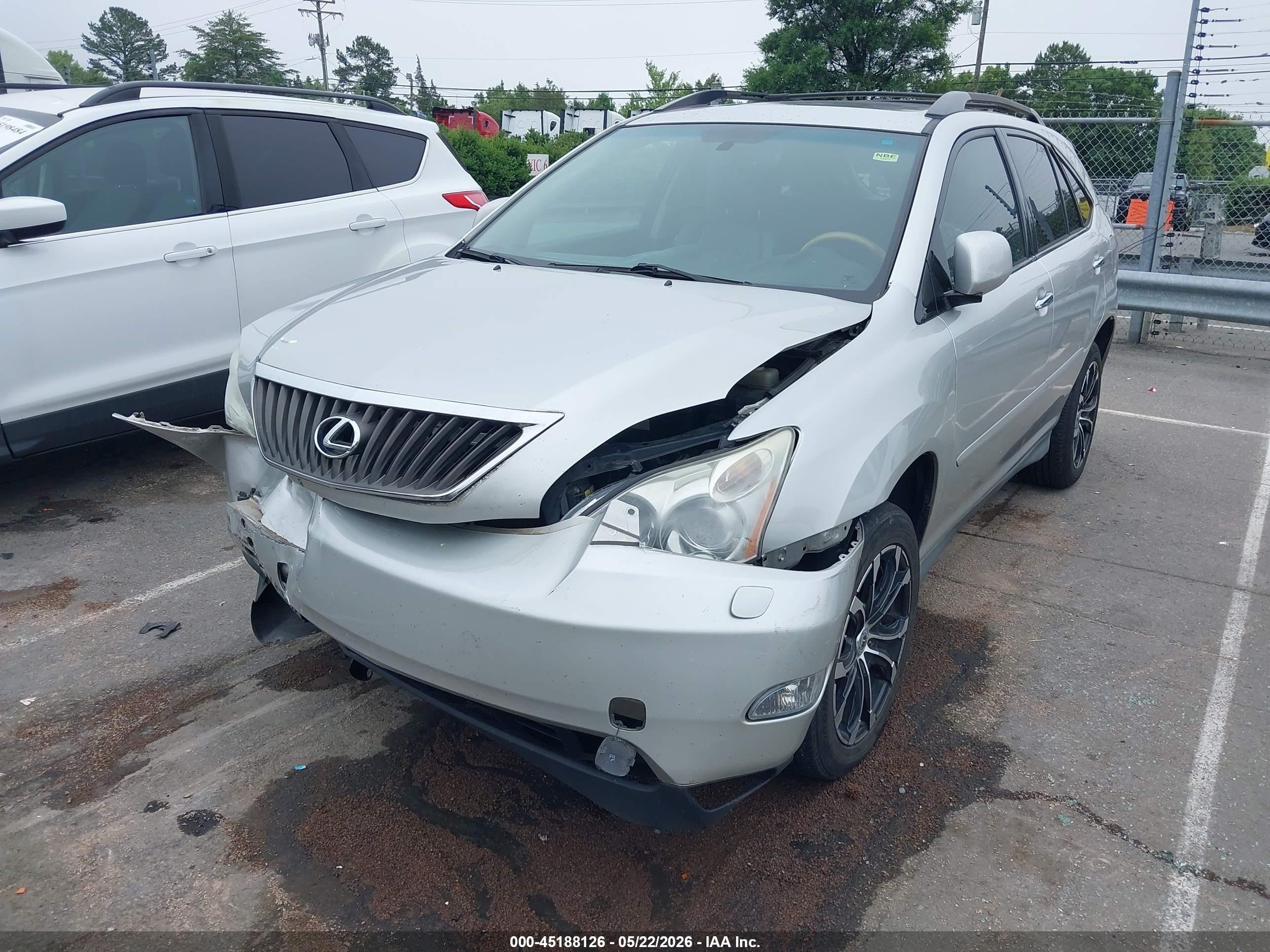 2008 Lexus Rx 350 Silver vin: 2T2GK31U68C043069
