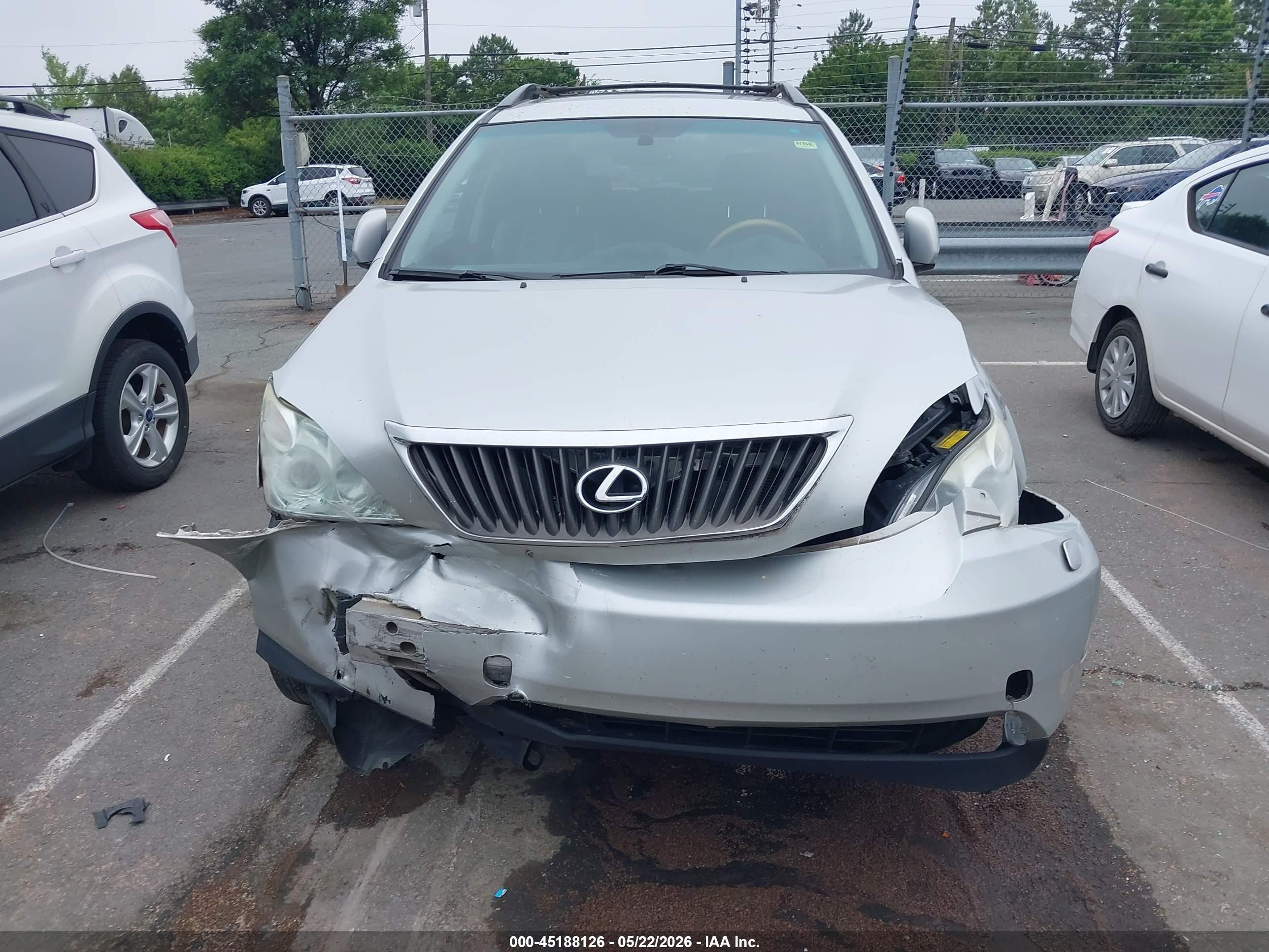 2008 Lexus Rx 350 Silver vin: 2T2GK31U68C043069