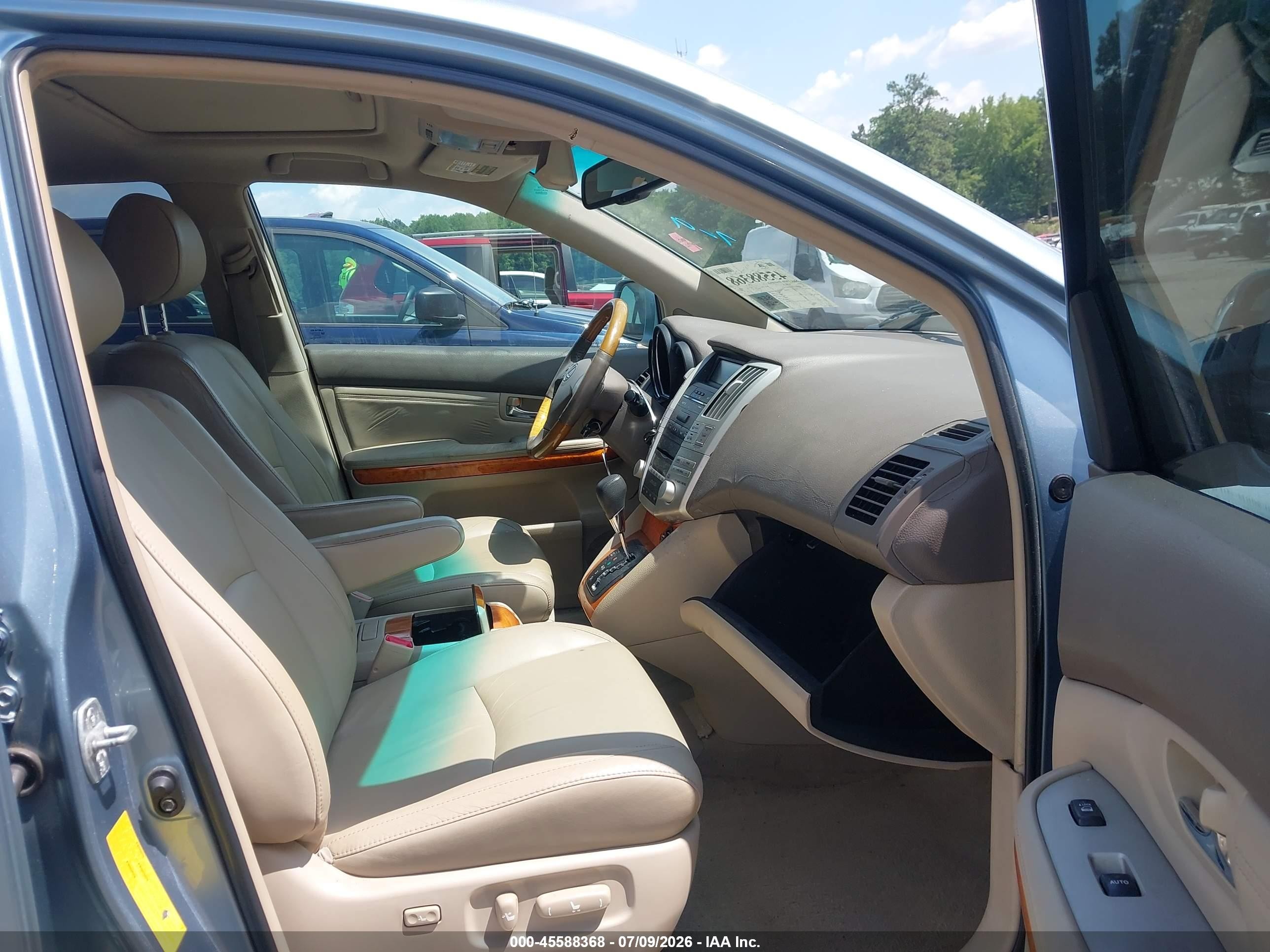 2008 Lexus Rx 350   Light Blue vin: 2T2GK31U68C049051