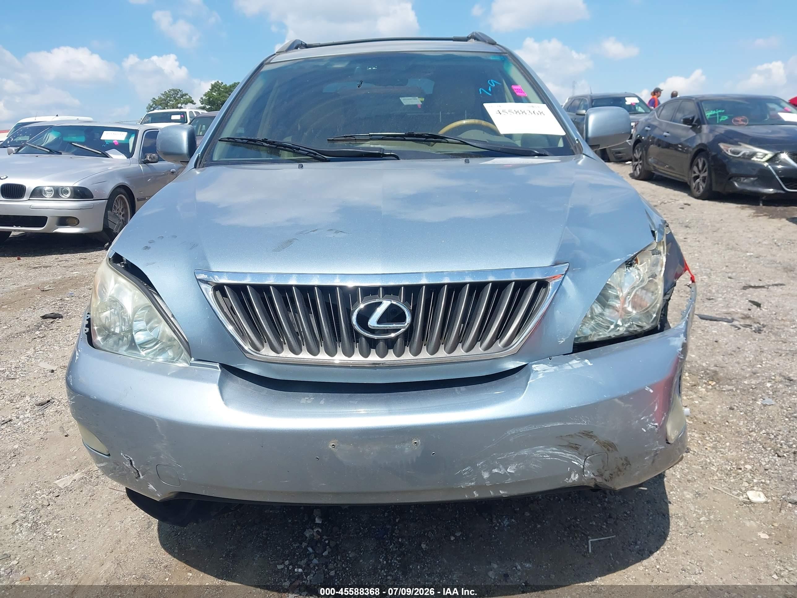 2008 Lexus Rx 350   Light Blue vin: 2T2GK31U68C049051