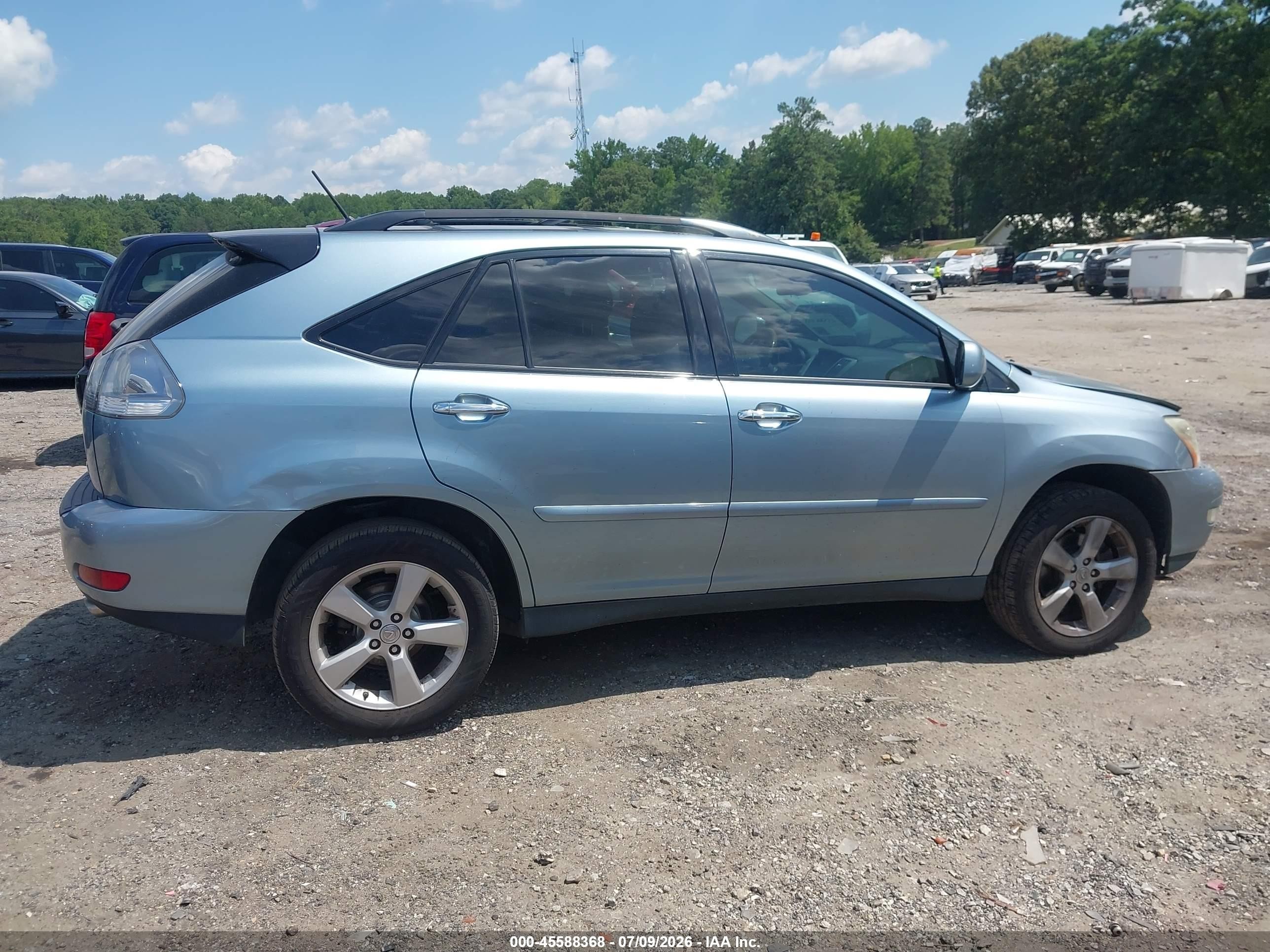 2008 Lexus Rx 350   Light Blue vin: 2T2GK31U68C049051