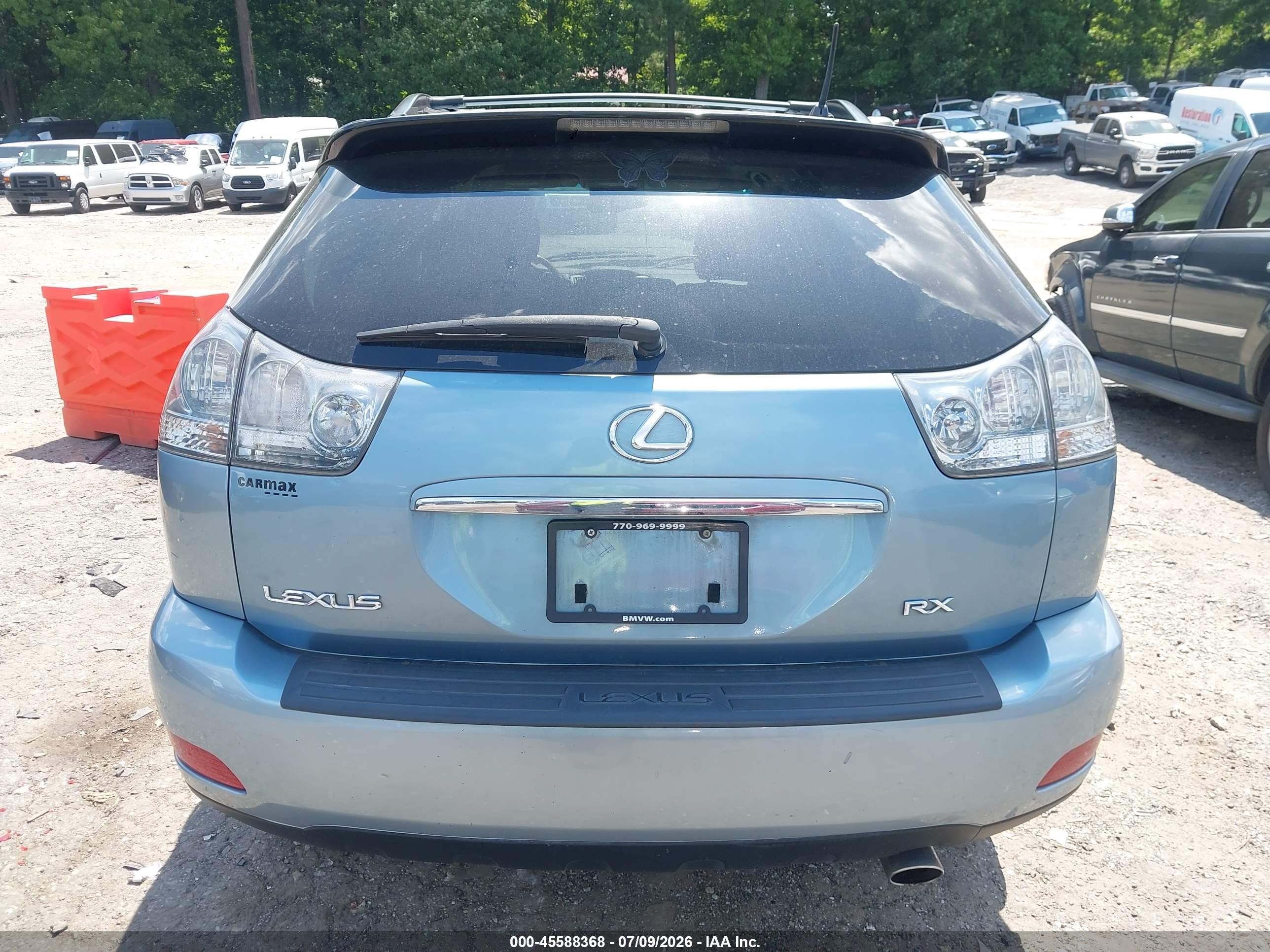 2008 Lexus Rx 350   Light Blue vin: 2T2GK31U68C049051