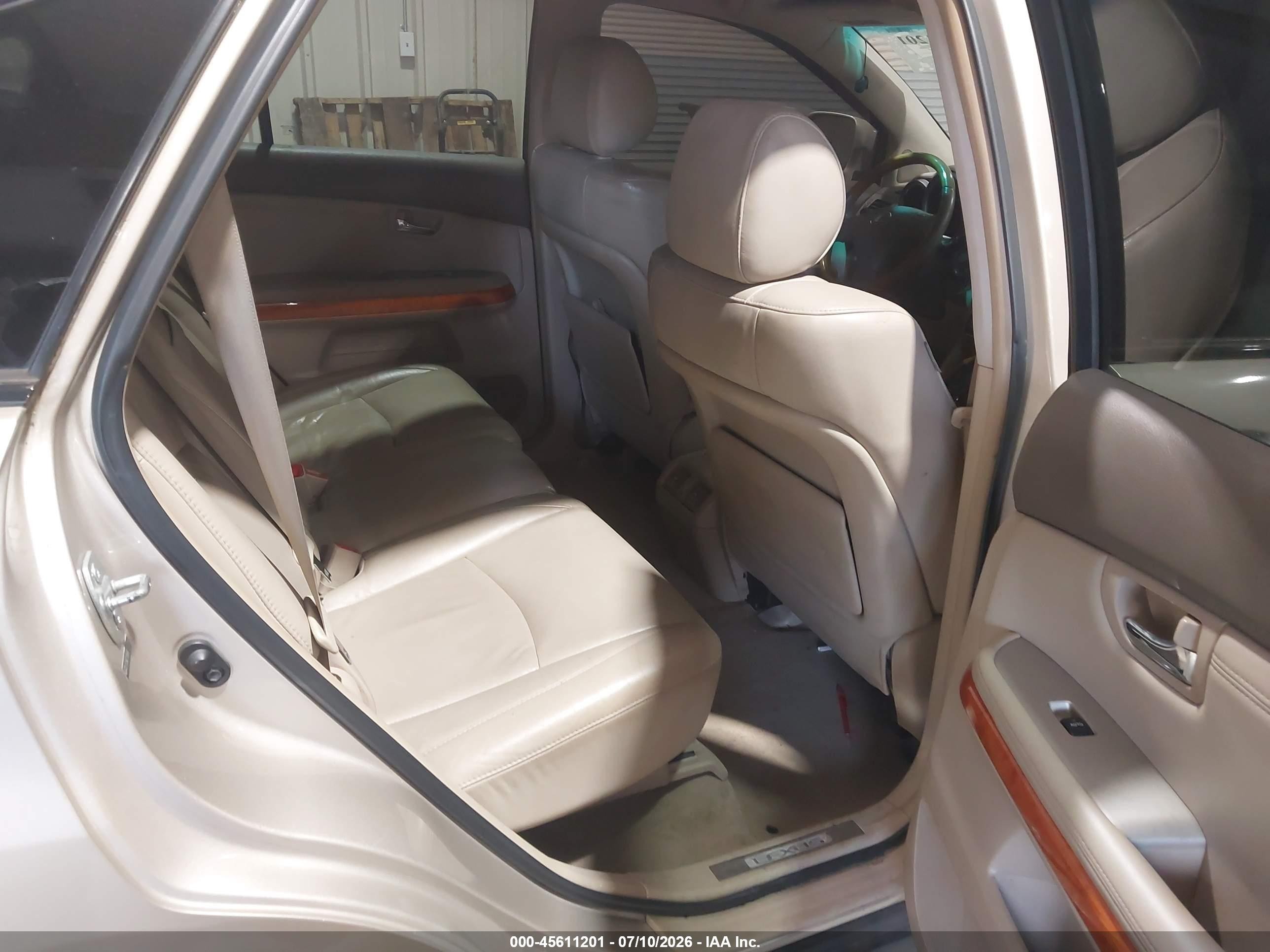 2008 Lexus Rx 350   Gold vin: 2T2GK31U68C051799