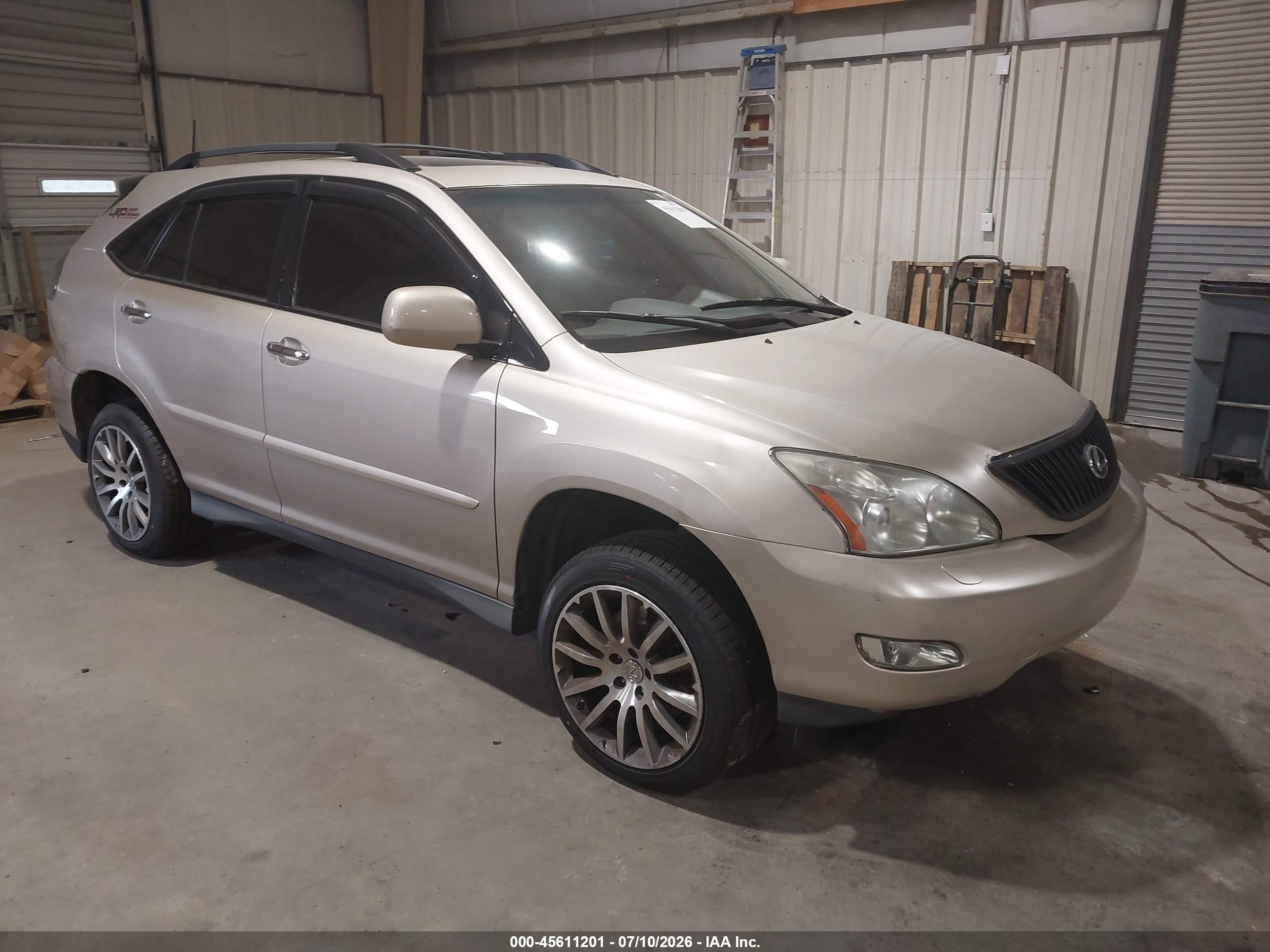 2008 Lexus Rx 350   Gold vin: 2T2GK31U68C051799