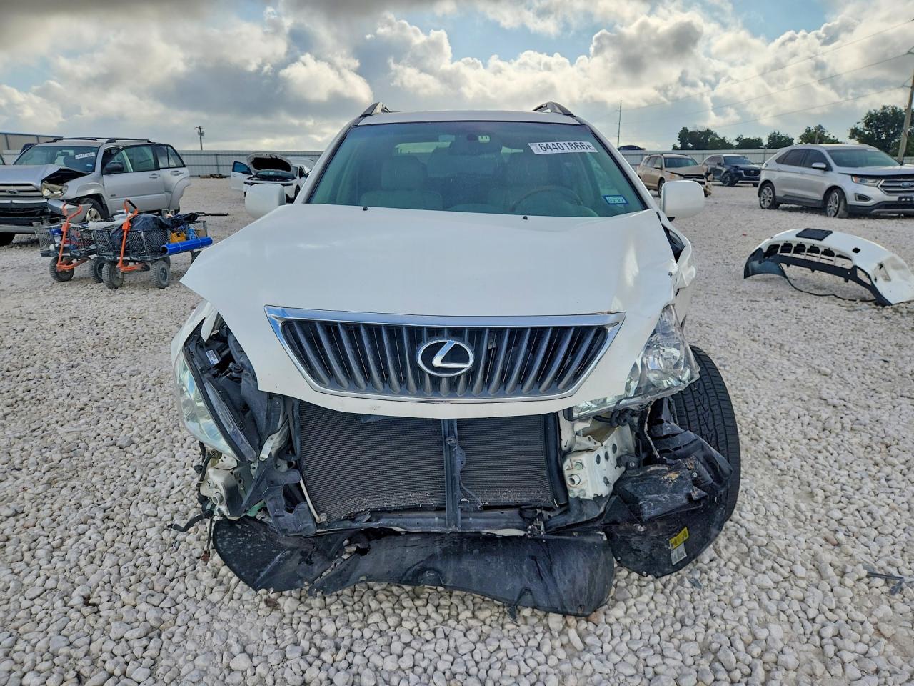 2009 Lexus Rx 350 Белый vin: 2T2GK31U69C057300