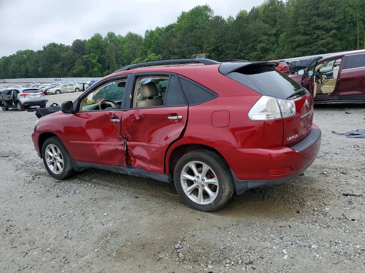2009 Lexus Rx 350 Red vin: 2T2GK31U69C066420