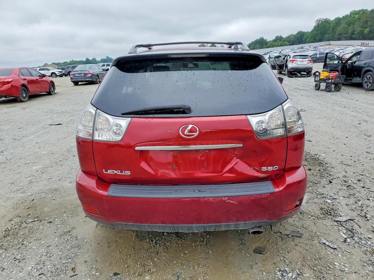 2009 Lexus Rx 350 Red vin: 2T2GK31U69C066420