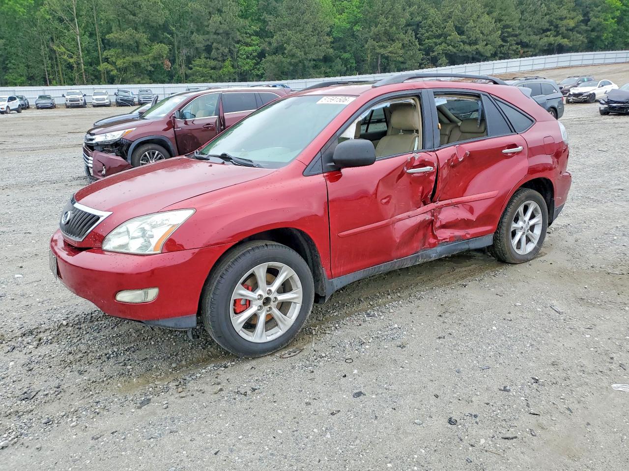 2009 Lexus Rx 350 Red vin: 2T2GK31U69C066420