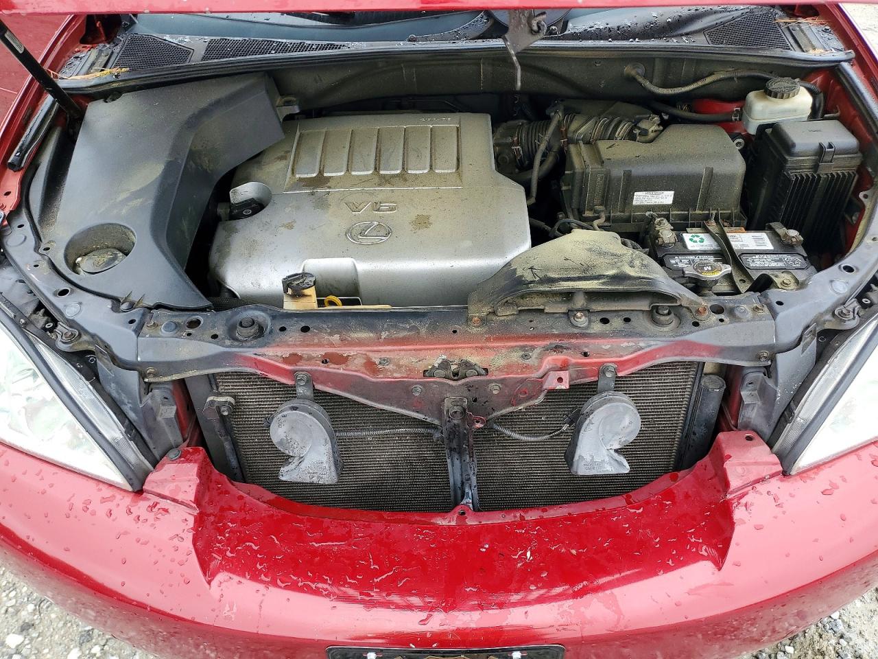 2009 Lexus Rx 350 Red vin: 2T2GK31U69C066420